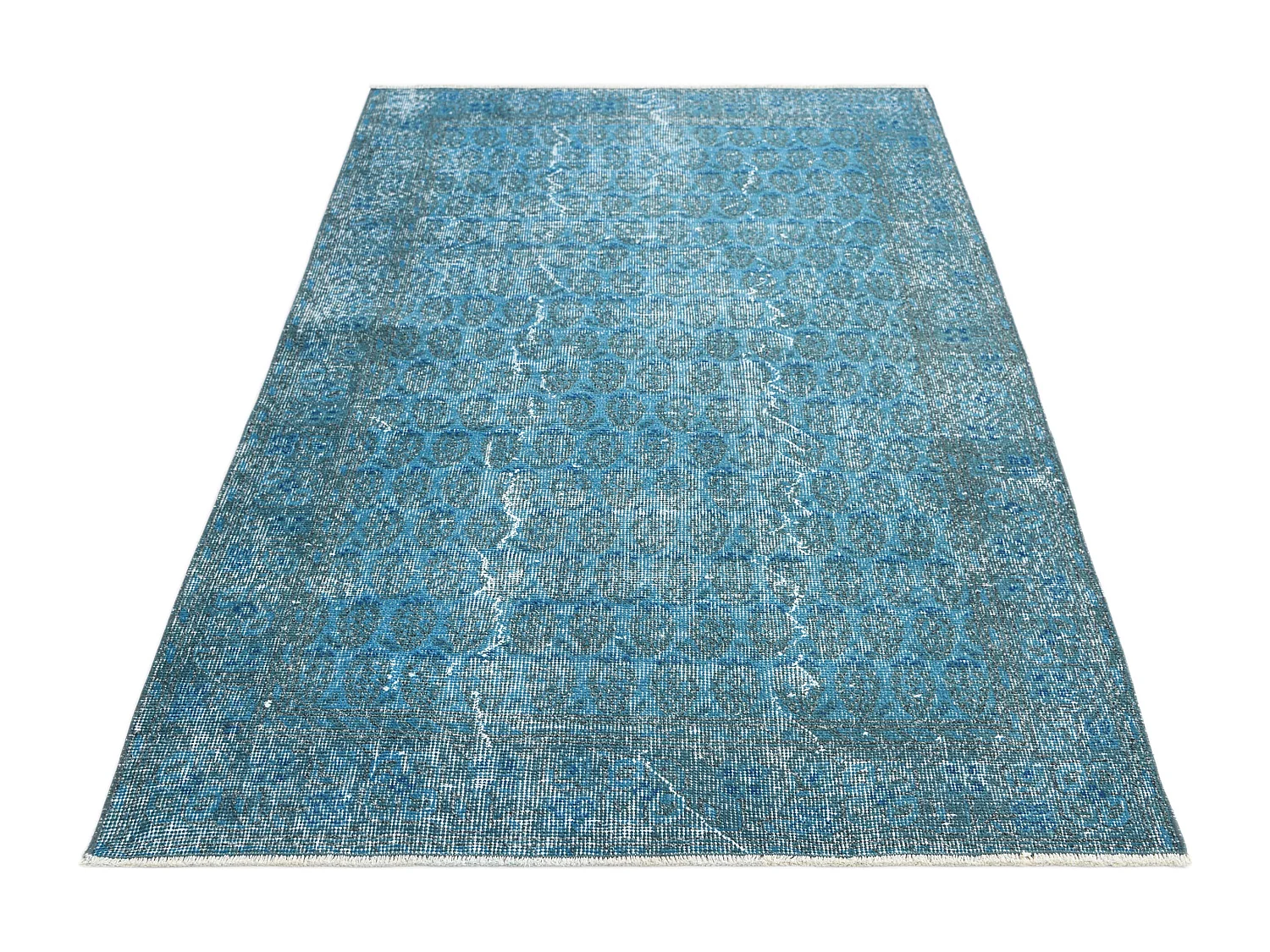 Tapis de laine 112x198 turquoise Ultra Vintage