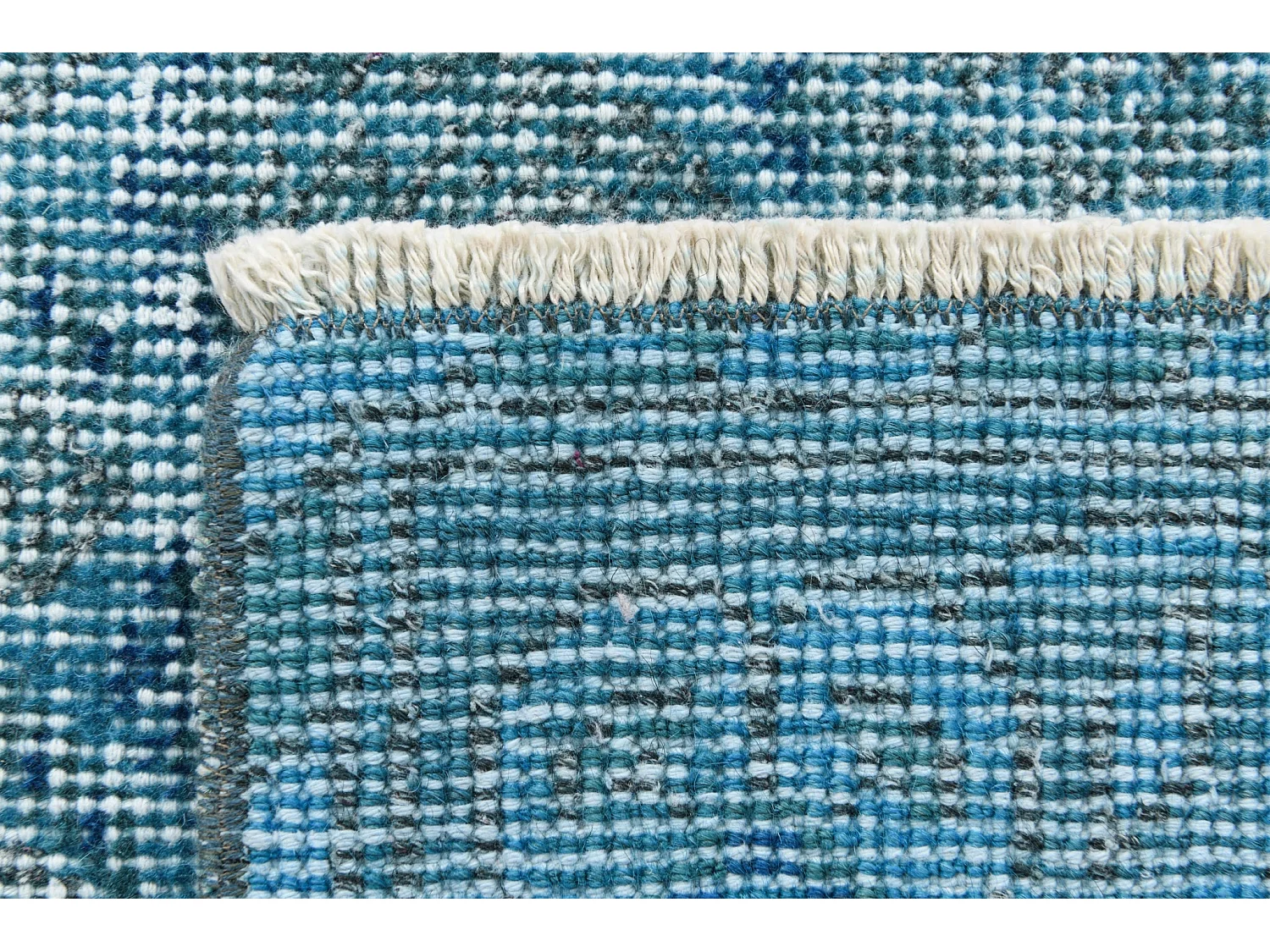 Tapis de laine 112x198 turquoise Ultra Vintage