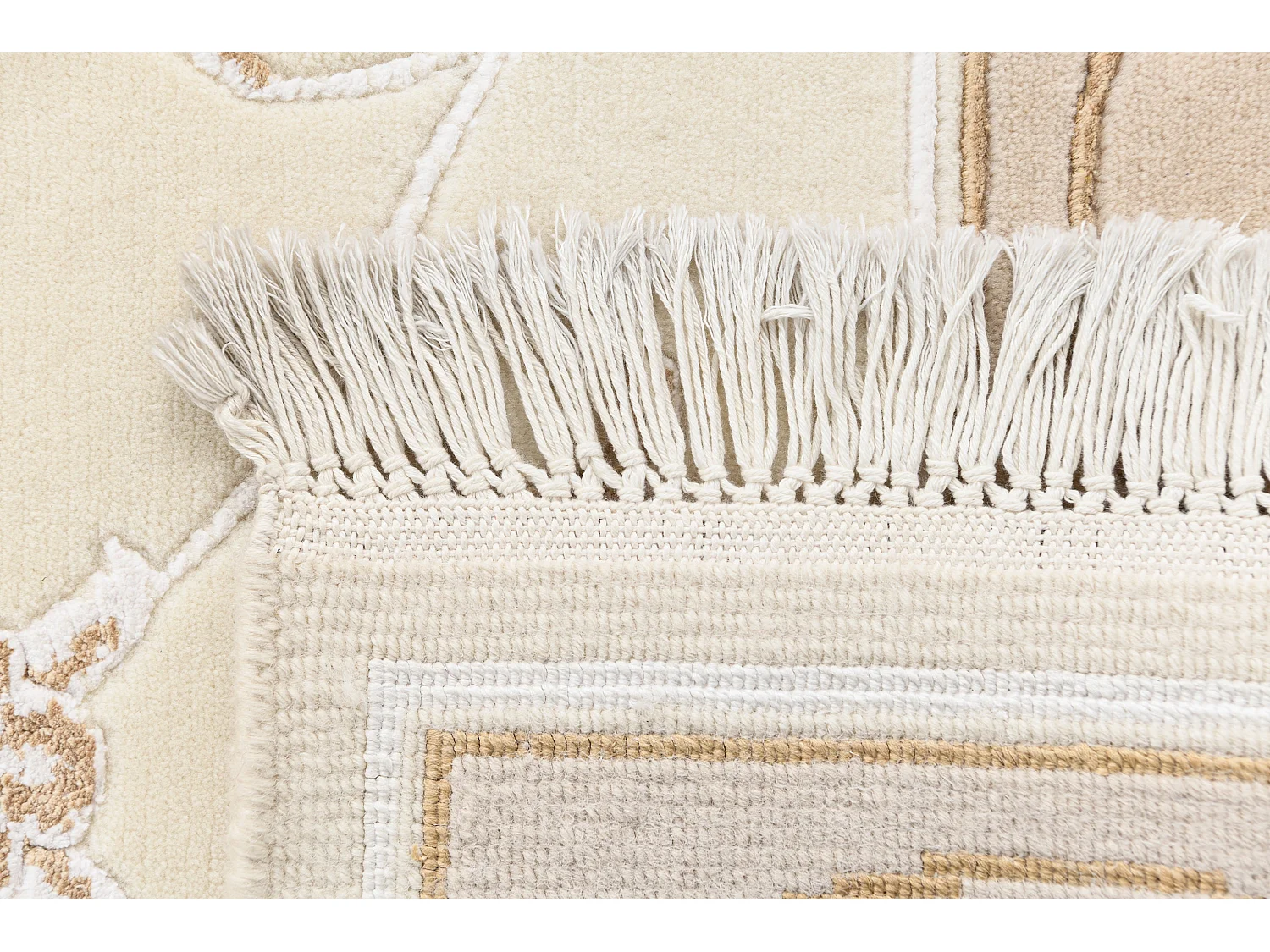 Tapis de laine 124x180 beige Darya