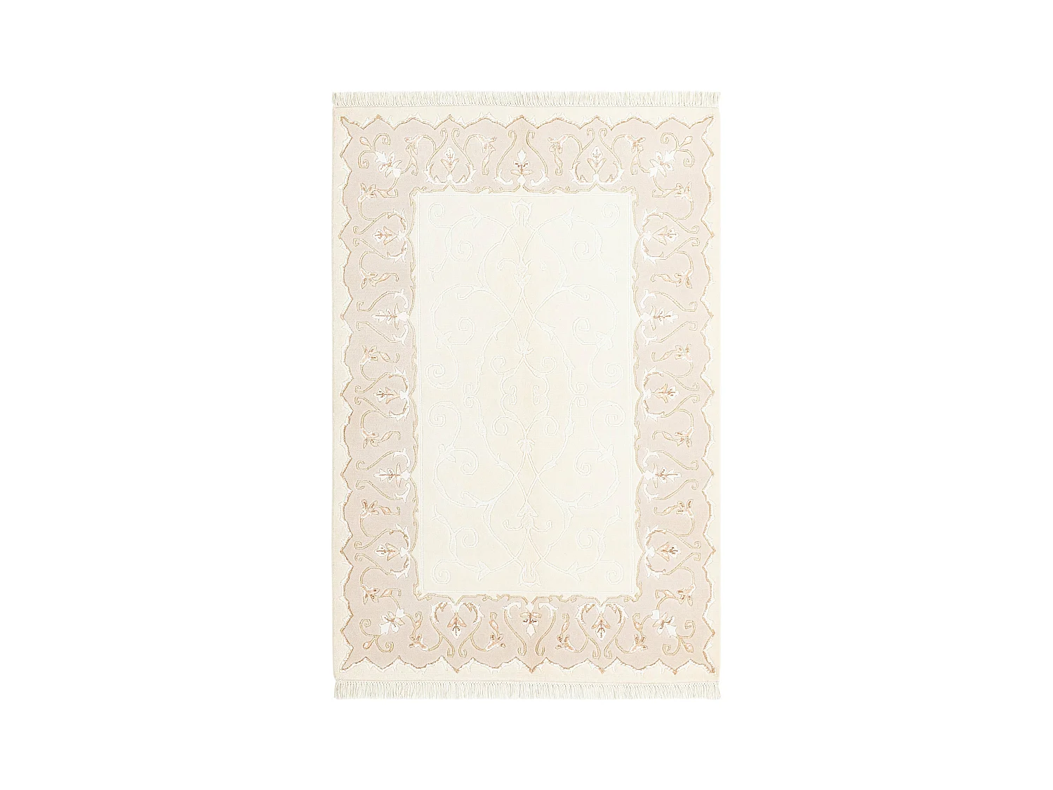Tapis de laine 122x180 beige Darya