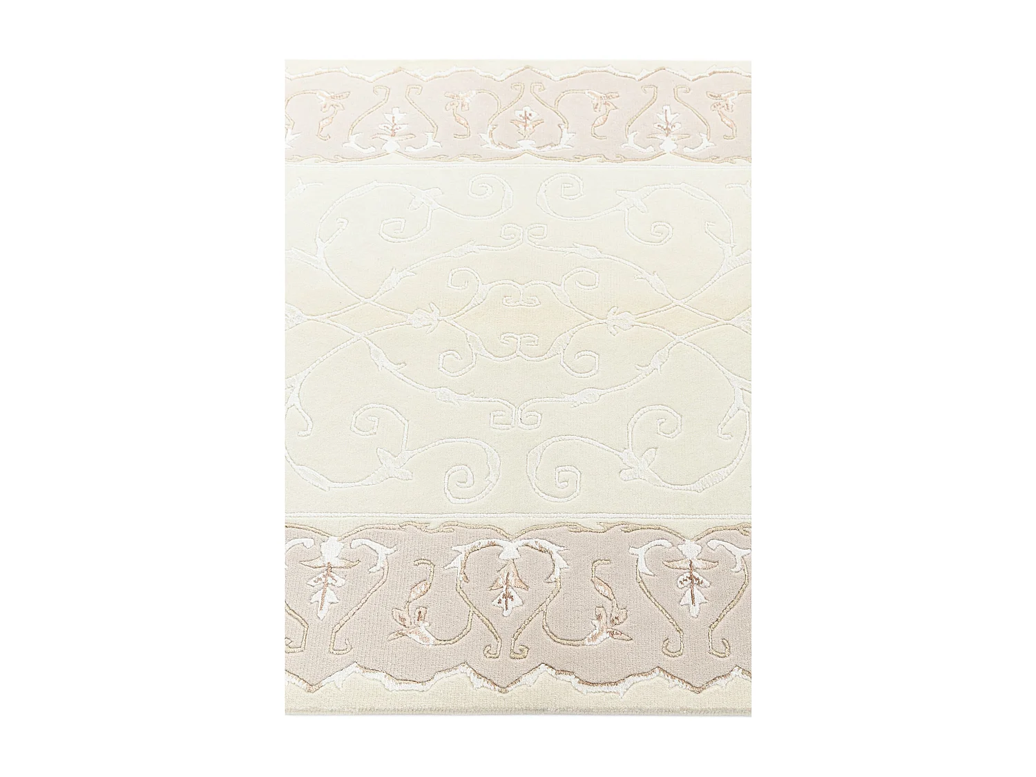 Tapis de laine 122x180 beige Darya