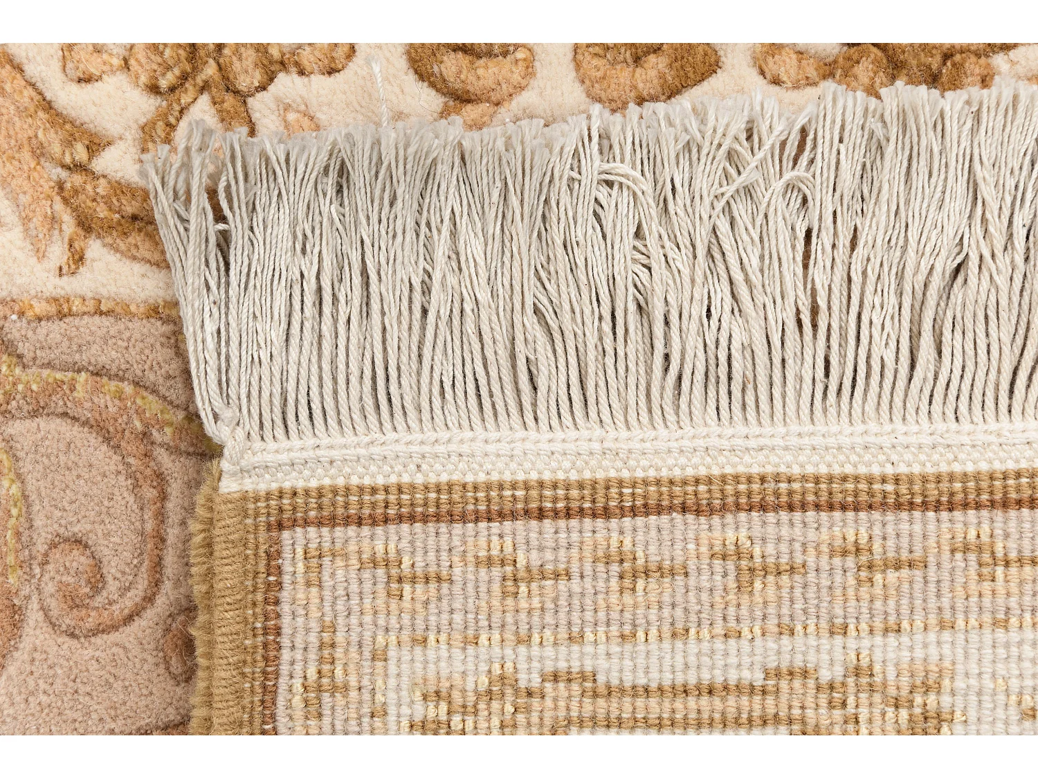 Tapis de couloir en laine 81x300 brun Darya