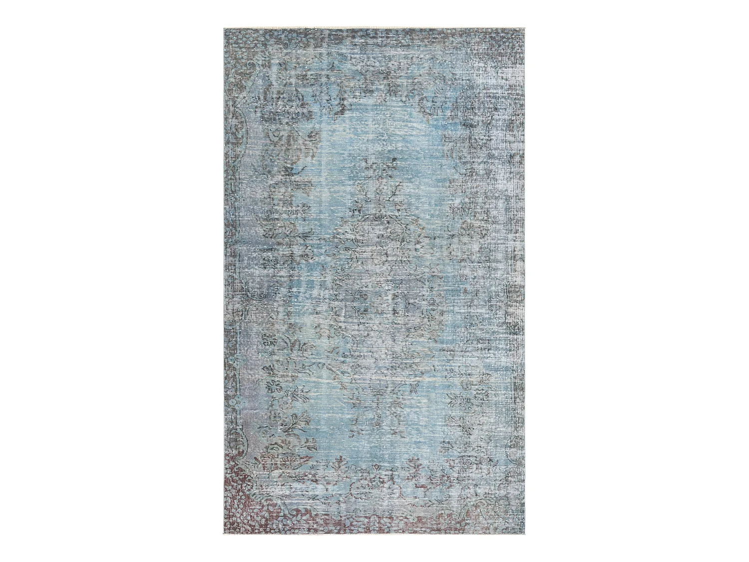Tappeto in lana 165x282 Blu Ultra Vintage