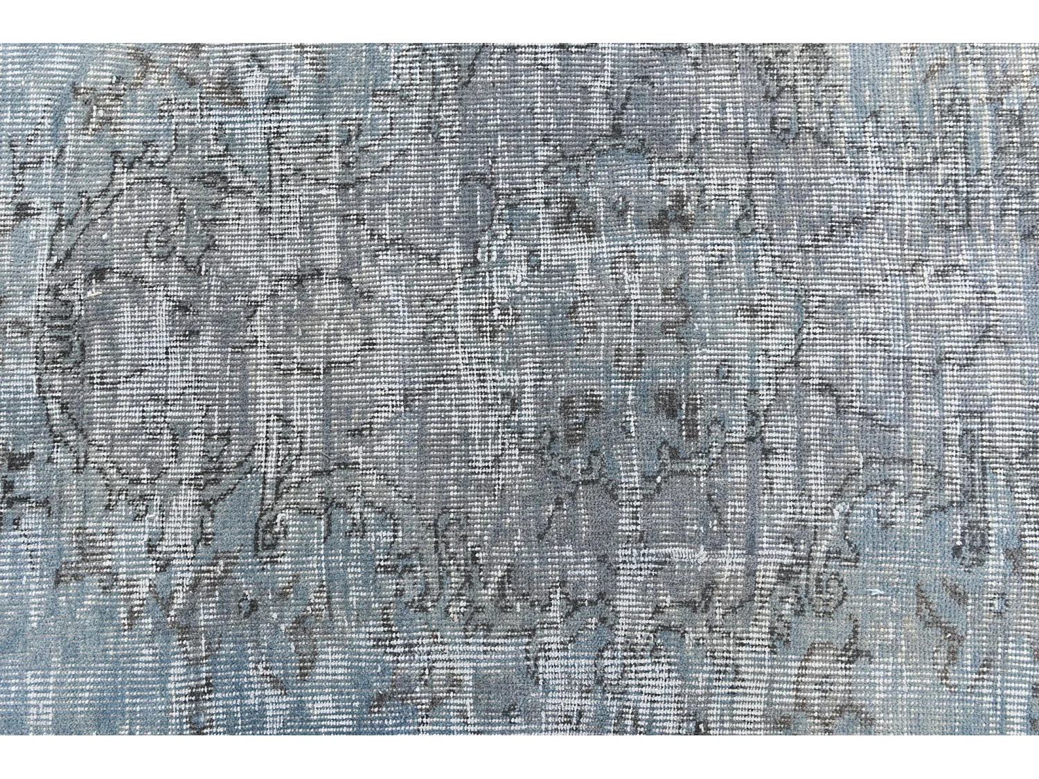 Tapis de laine 165x282 Bleu Ultra Vintage