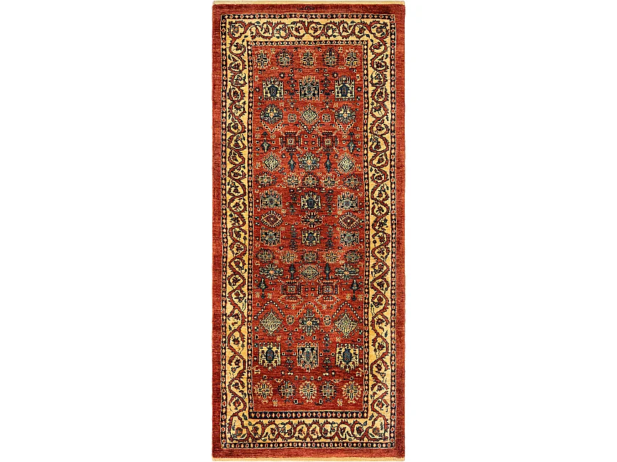 Tapis de couloir en laine 77x189 rouge Kashkuli