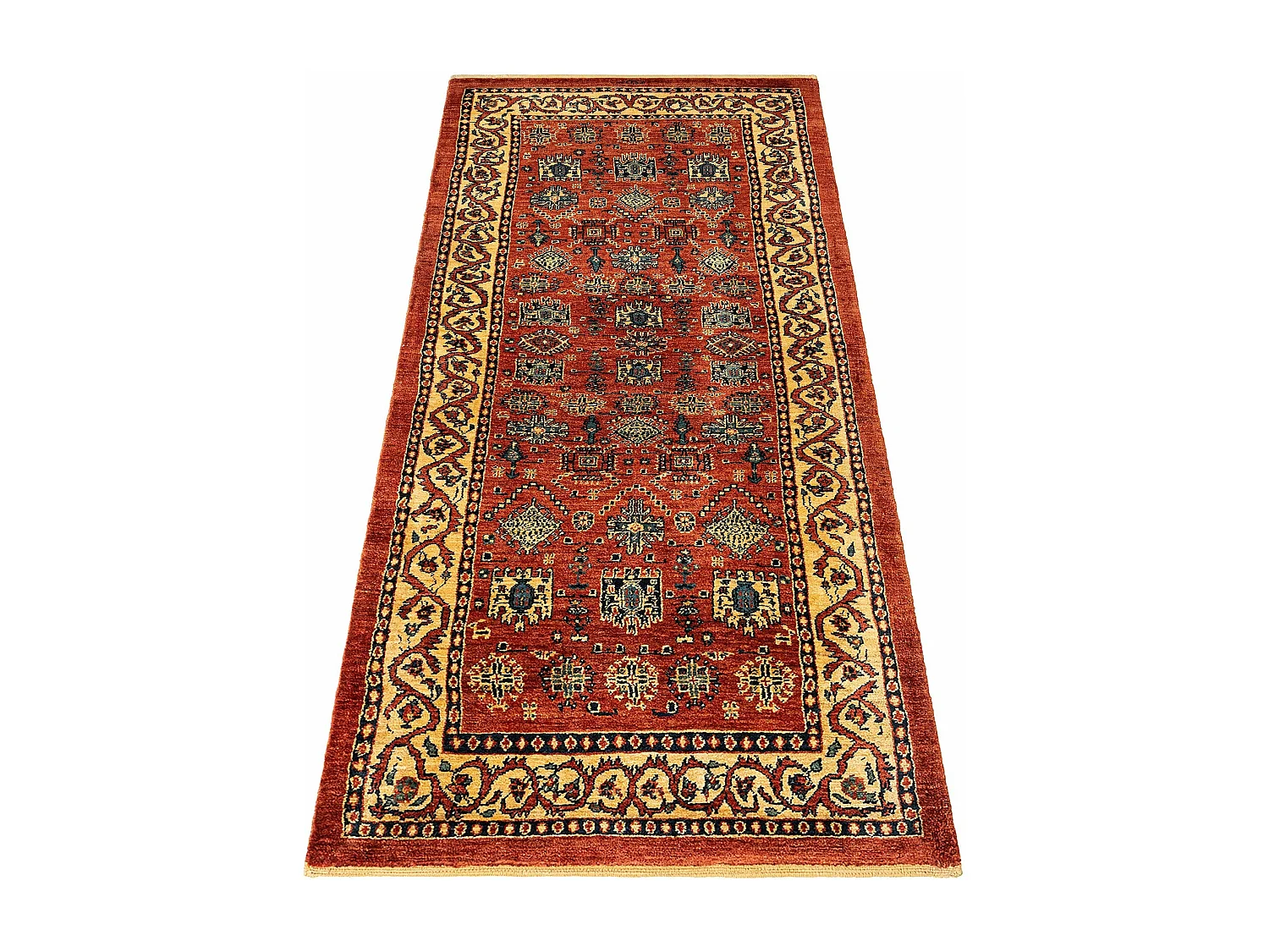 Tapis de couloir en laine 77x189 rouge Kashkuli