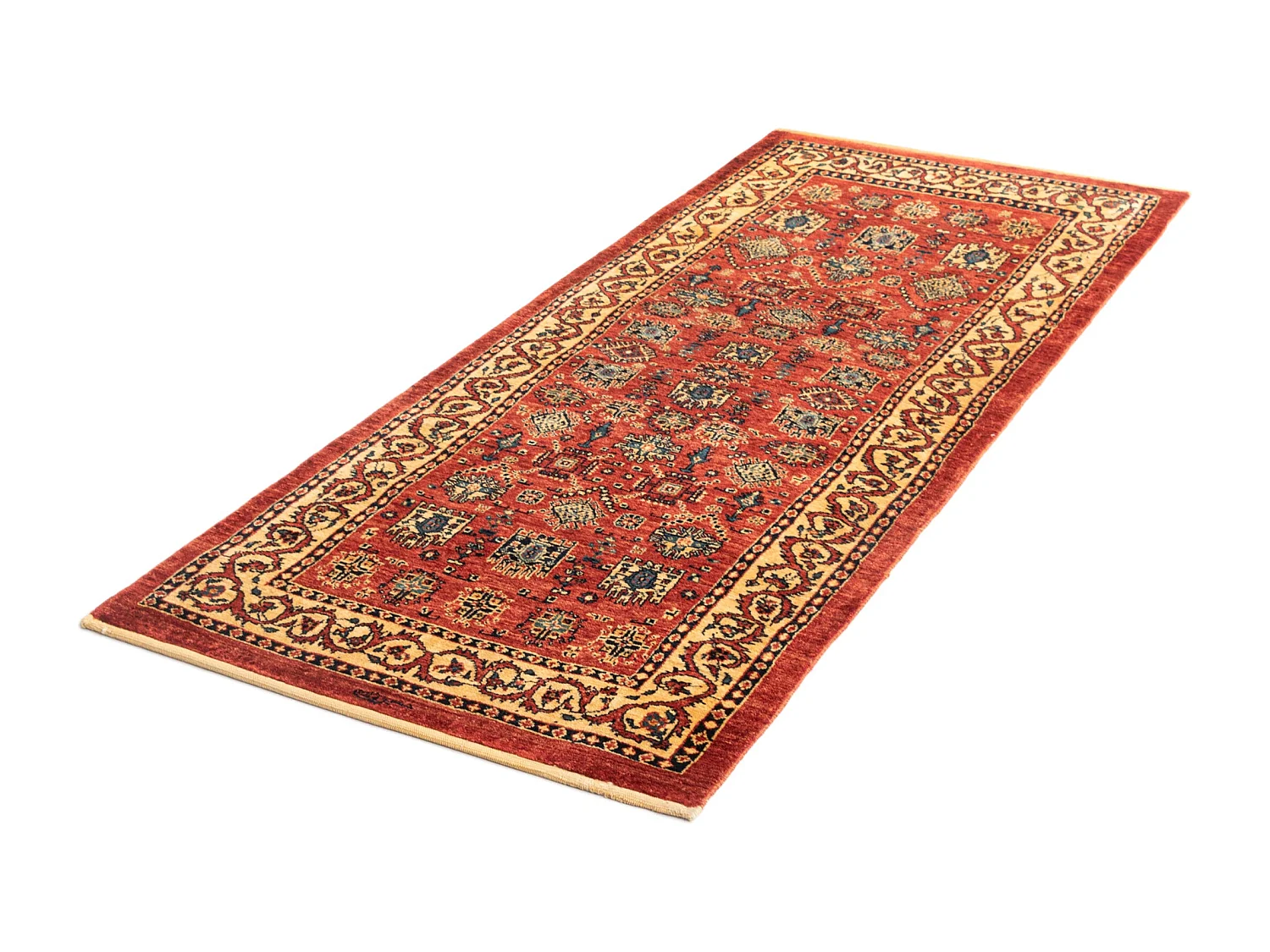 Tapis de couloir en laine 77x189 rouge Kashkuli