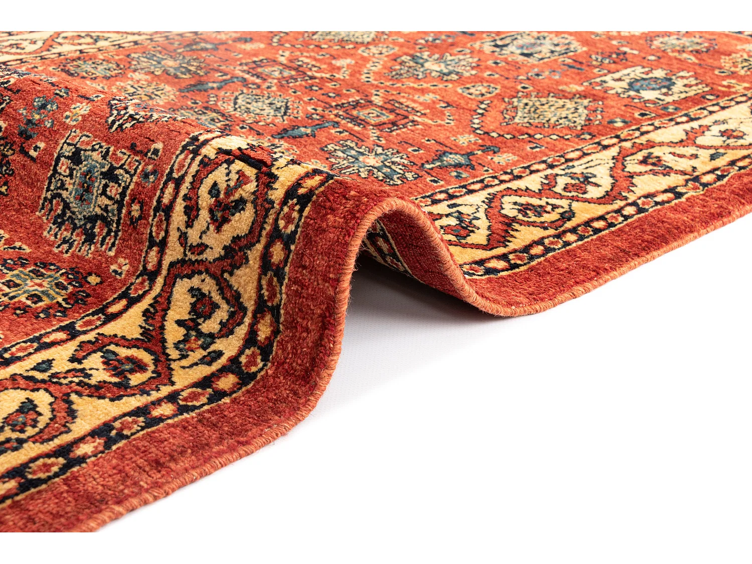 Tapis de couloir en laine 77x189 rouge Kashkuli