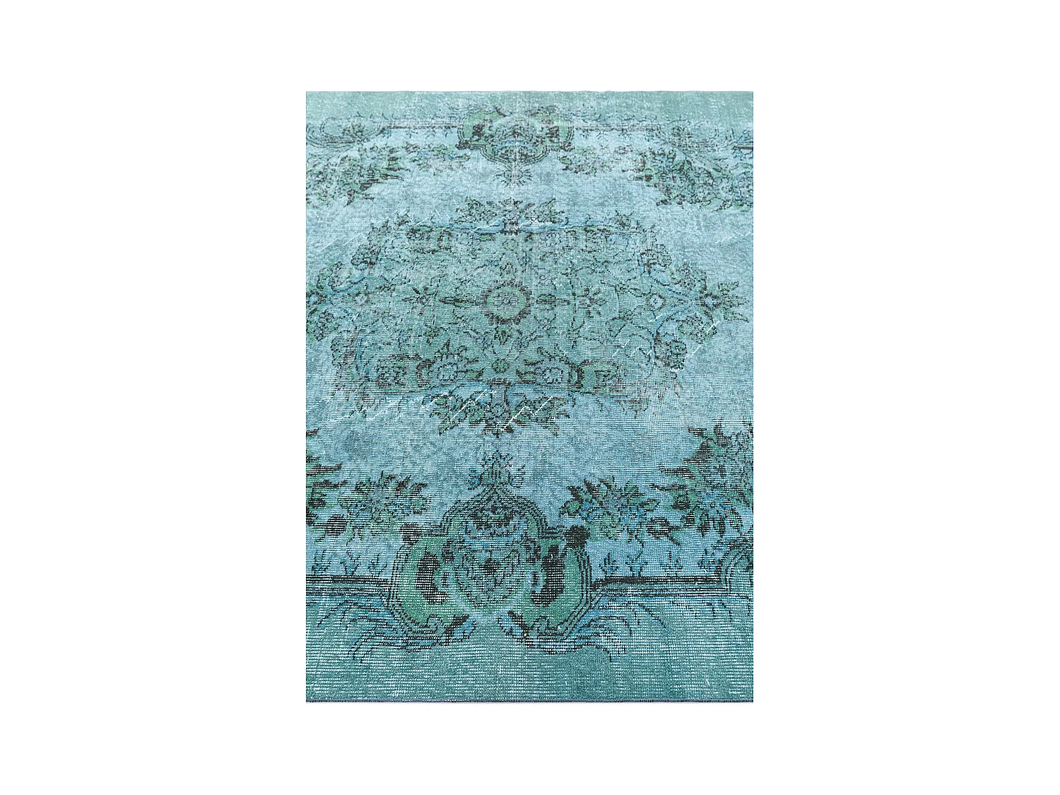 Wollteppich 185x300 Blau Ultra Vintage