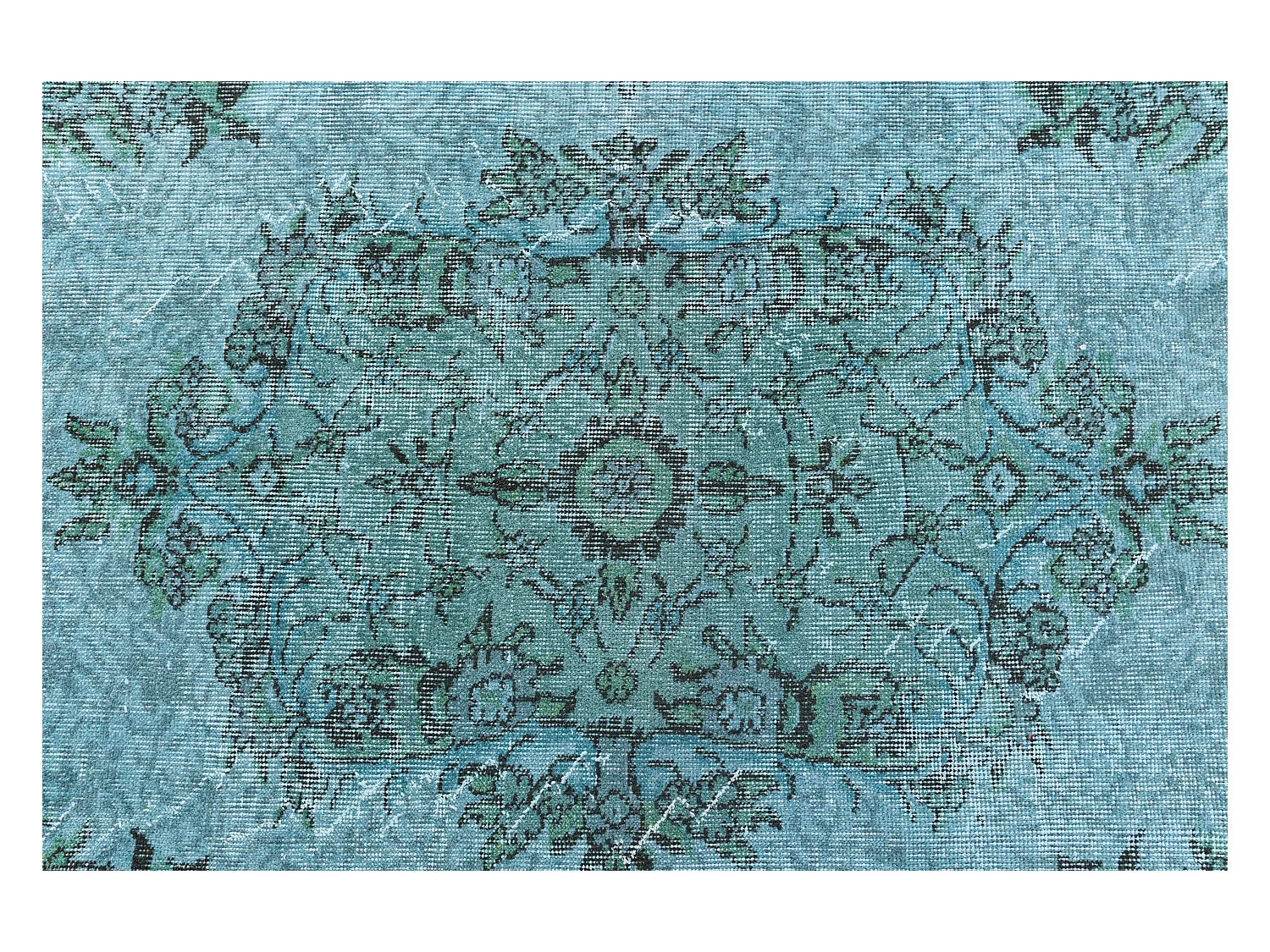 Wollteppich 185x300 Blau Ultra Vintage