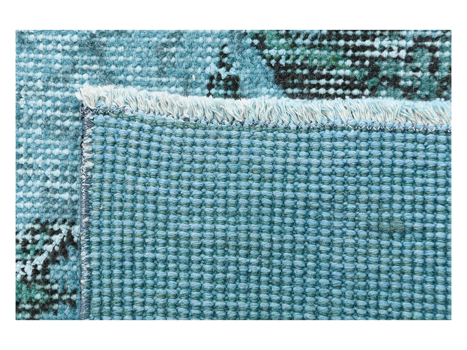 Wollteppich 185x300 Blau Ultra Vintage