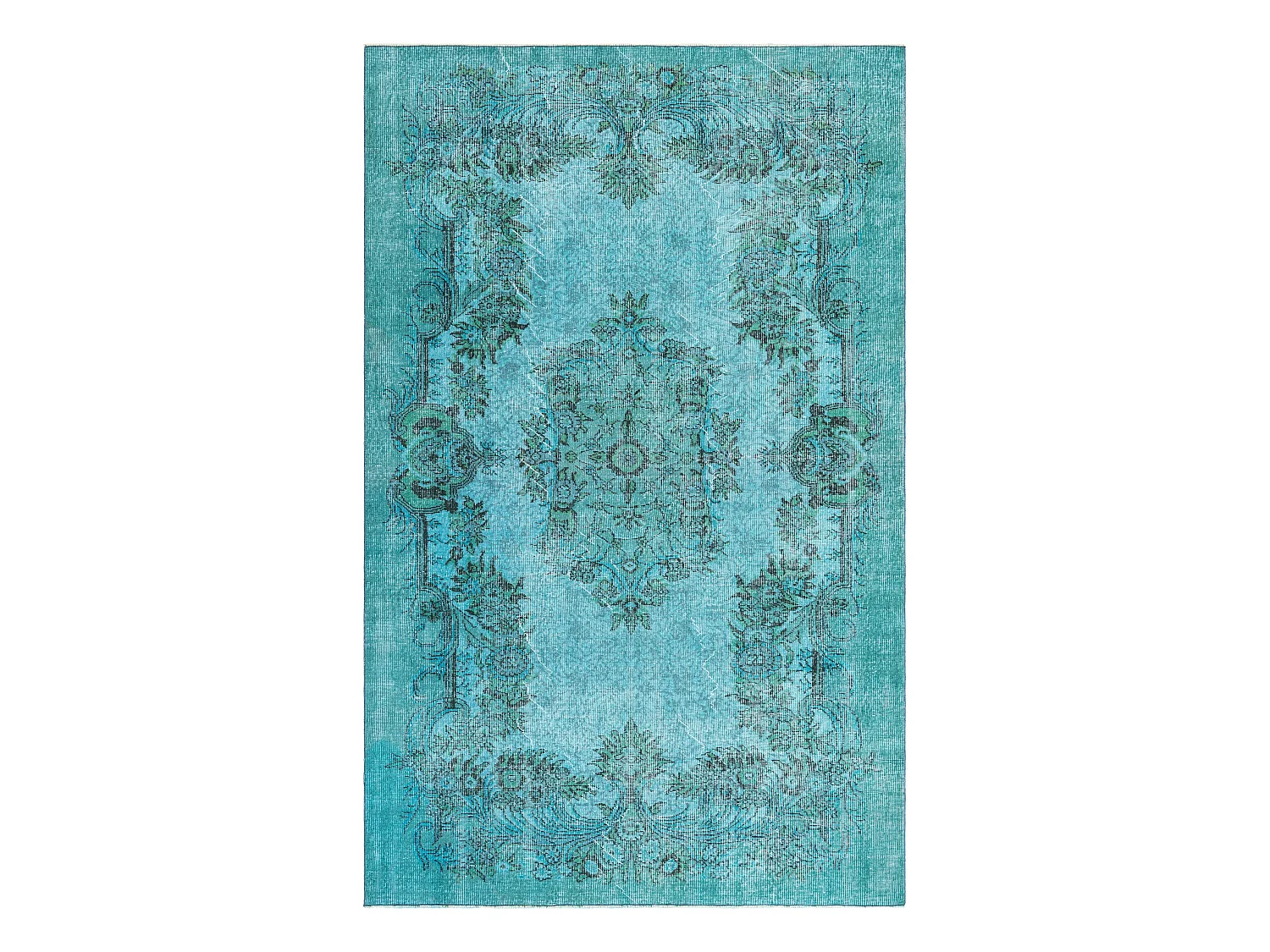 Wollteppich 185x300 Blau Ultra Vintage
