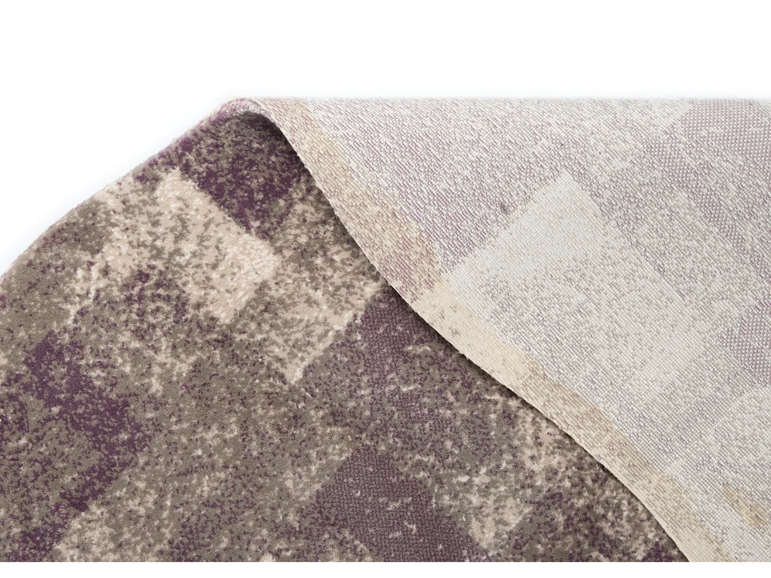 Tappeto 120x120 Viola Royal Shade