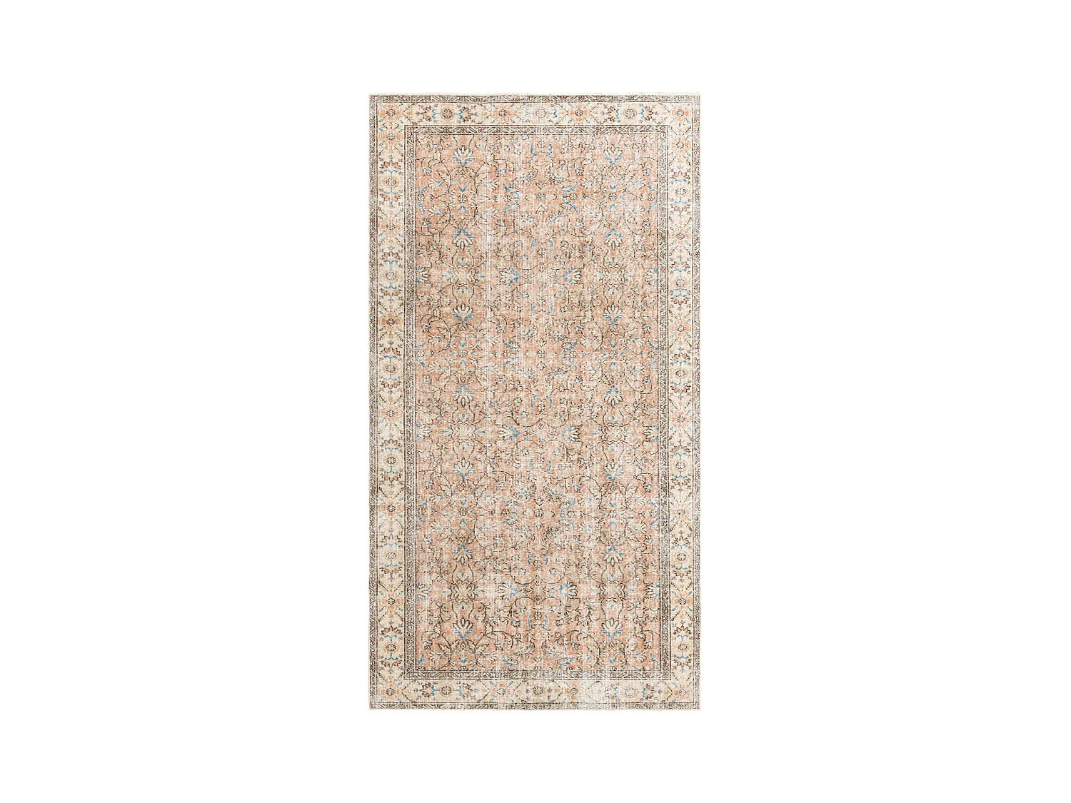 Tapis de laine 160x295 rose Ultra Vintage