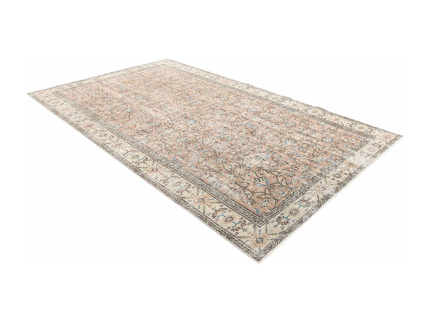 Tapis de laine 160x295 rose Ultra Vintage