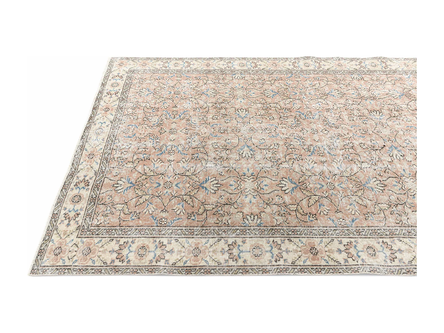 Tapis de laine 160x295 rose Ultra Vintage