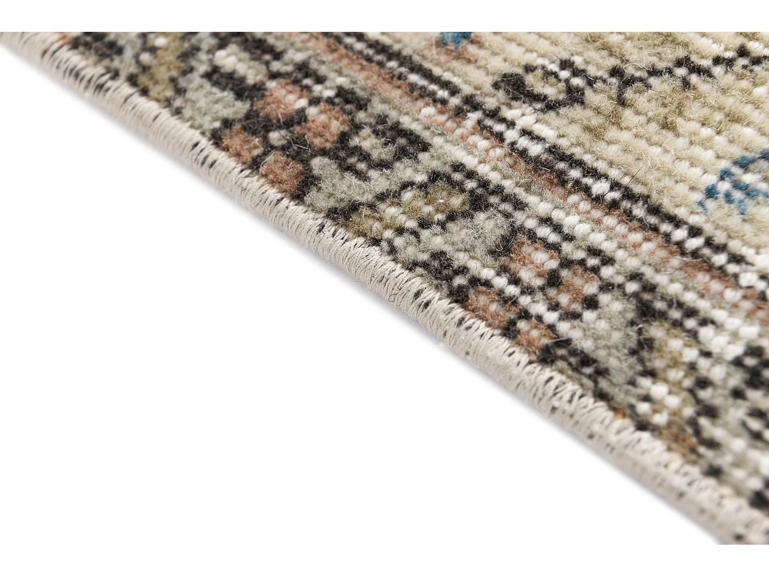 Tapis de laine 160x295 rose Ultra Vintage