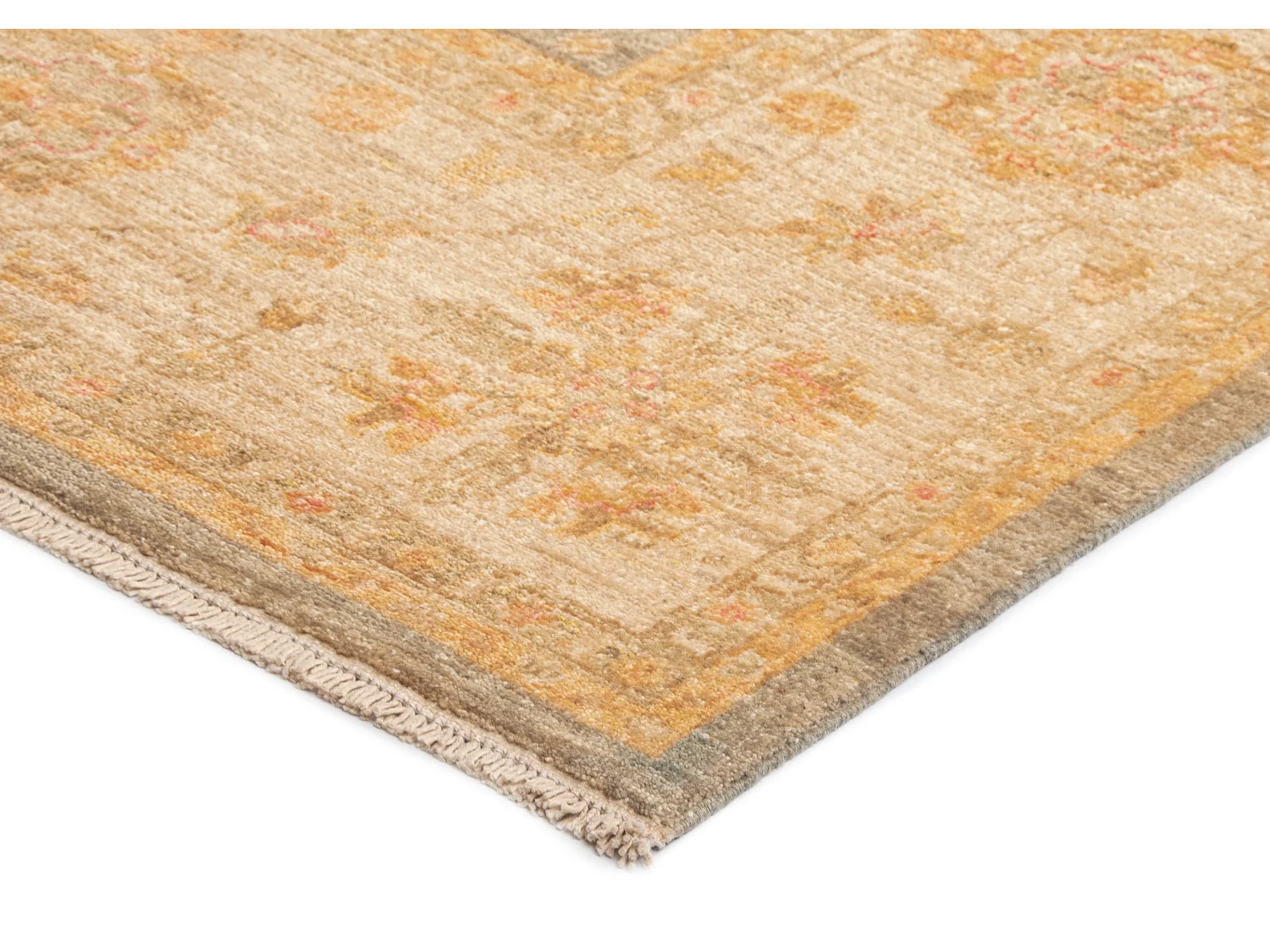 Wollteppich 250x321 Beige Kaizar