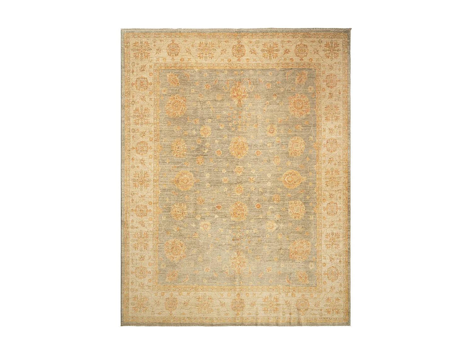 Wollteppich 250x321 Beige Kaizar