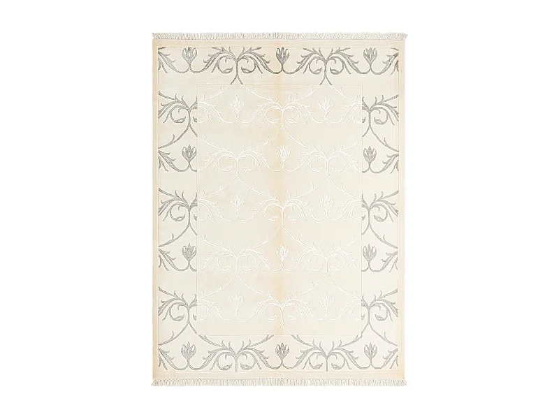 Tapis de laine 150x201 beige Darya