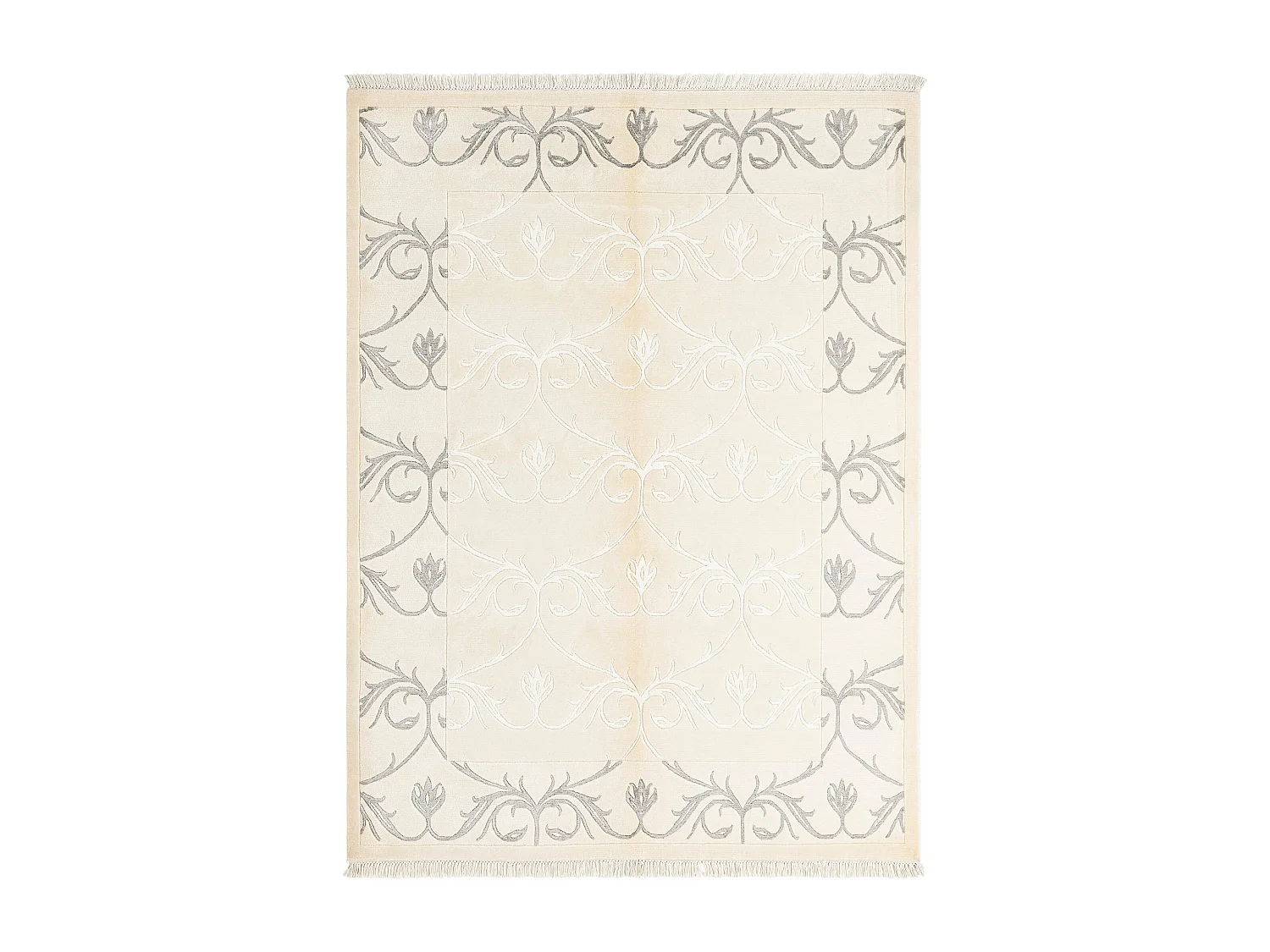 Tapis de laine 150x201 beige Darya
