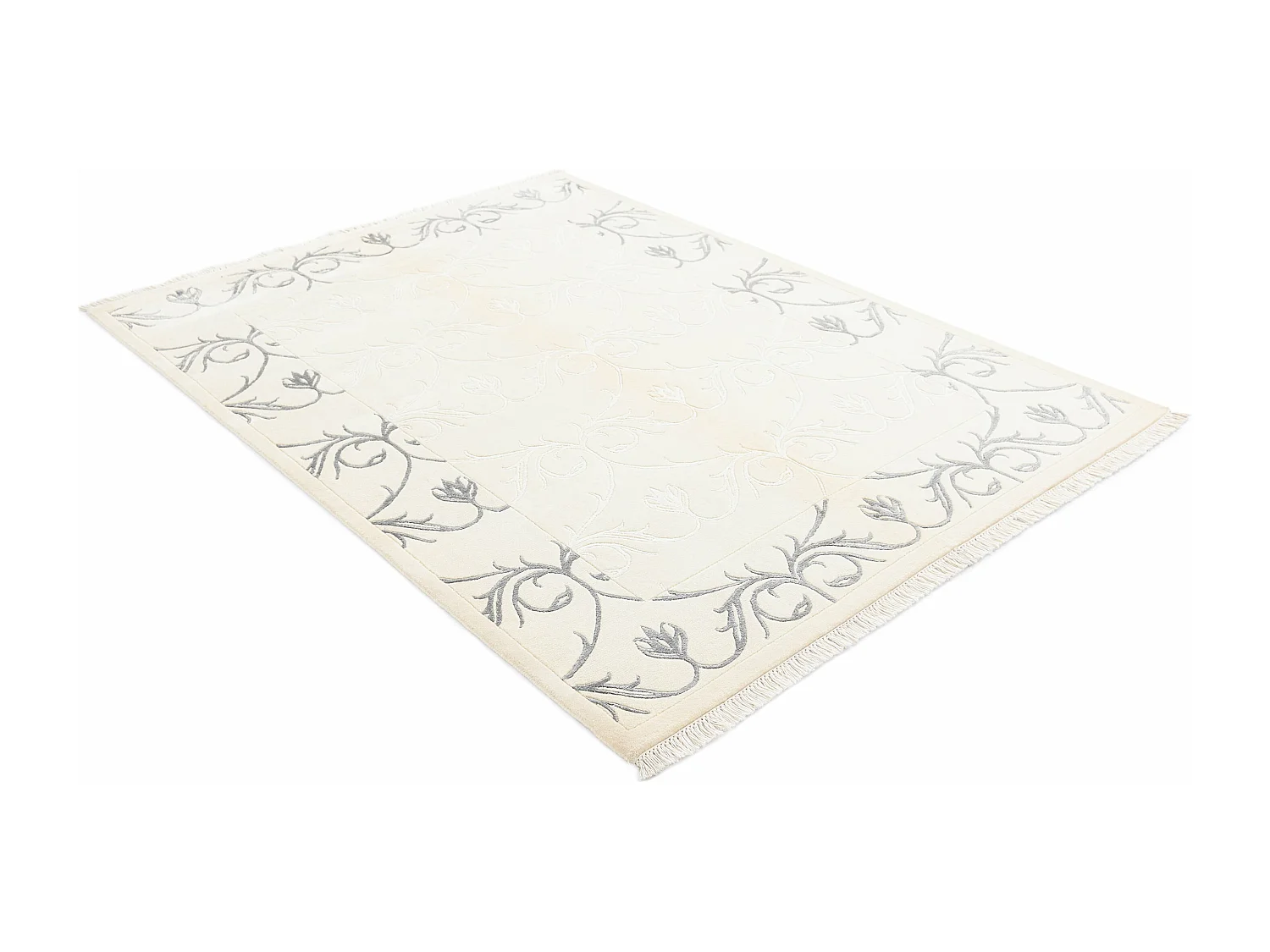 Tapis de laine 150x201 beige Darya