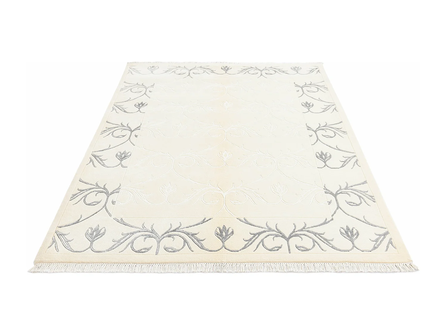 Tapis de laine 150x201 beige Darya