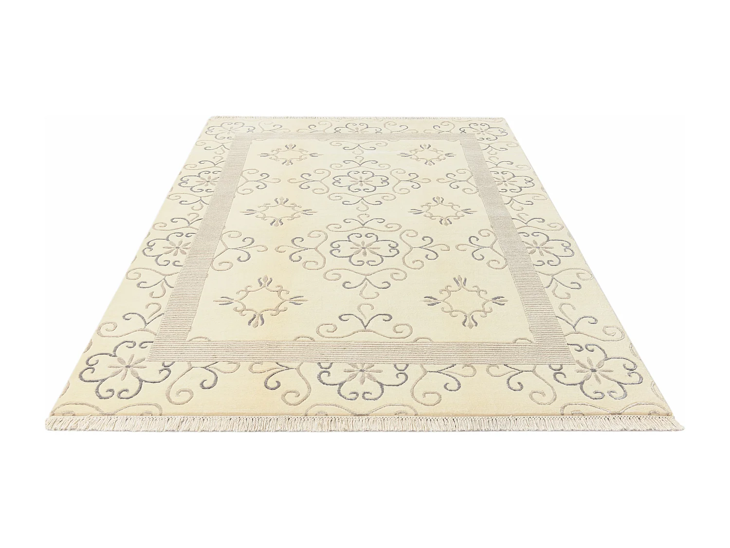 Wollteppich 168x239 Beige Darya