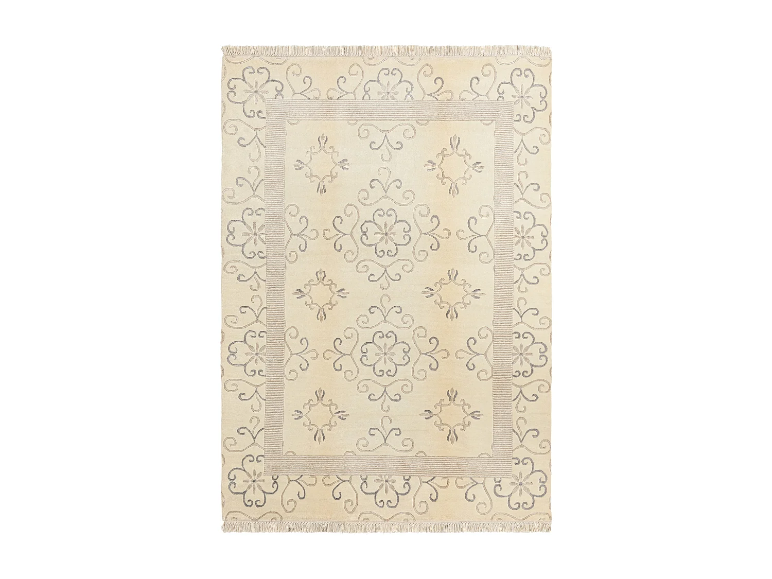 Wollteppich 168x239 Beige Darya