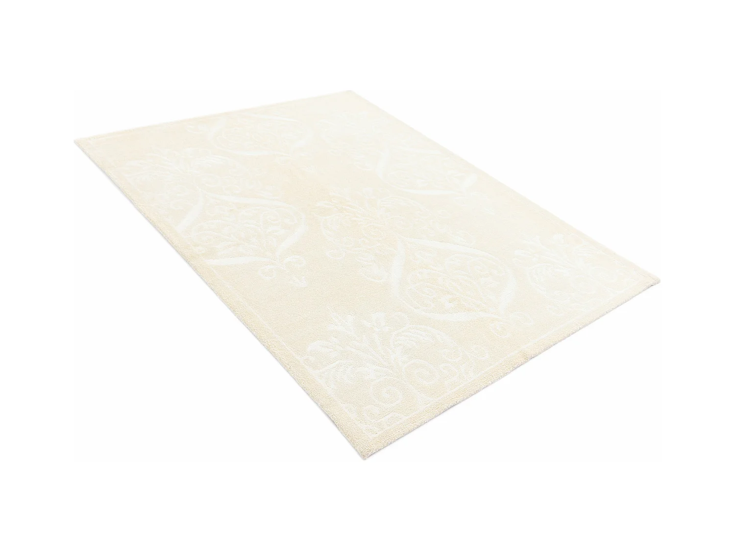 Tapis de laine 124x188 beige Darya