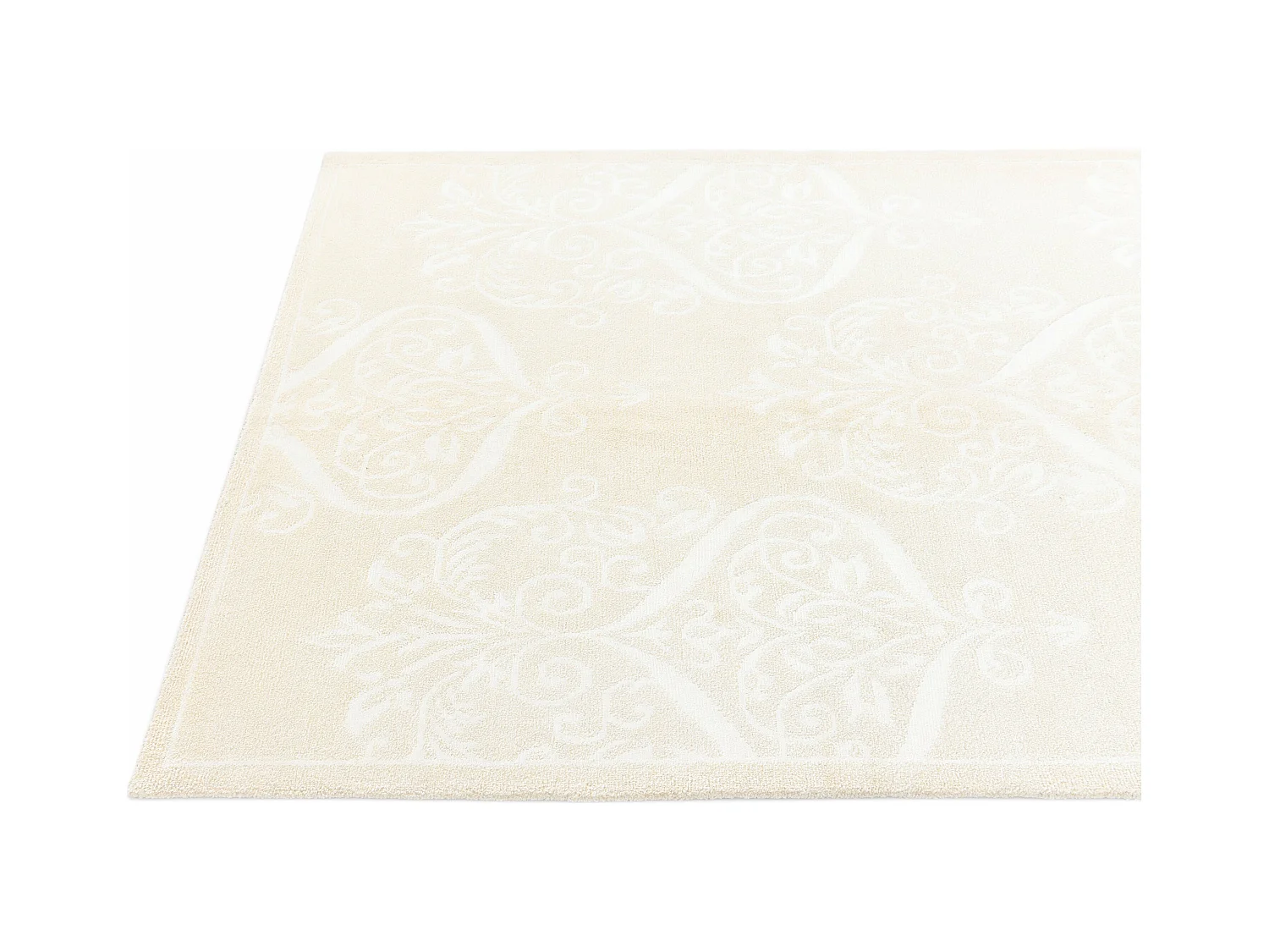 Tapis de laine 124x188 beige Darya