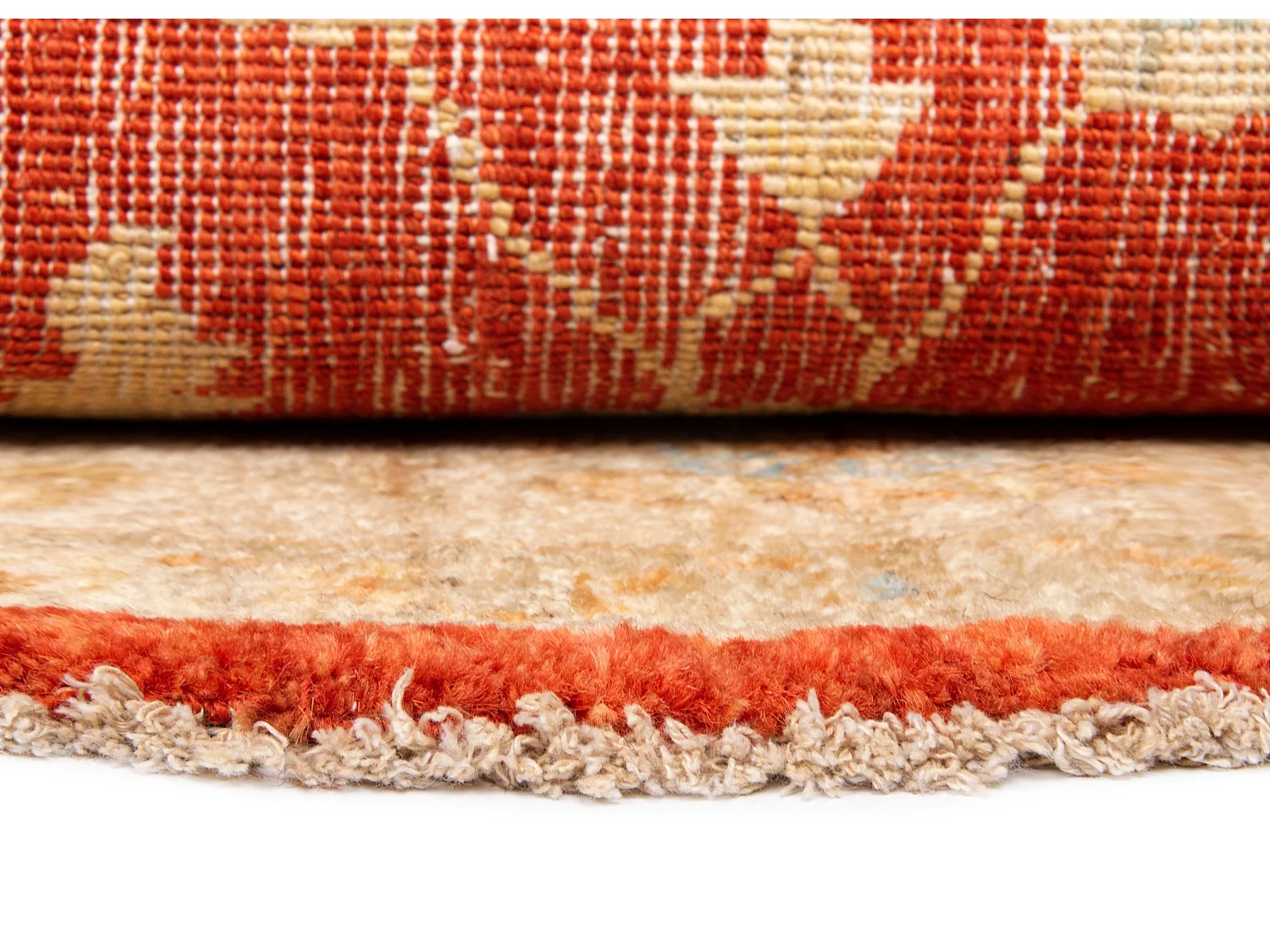 Tappeto in lana 150x152 beige Kaizar