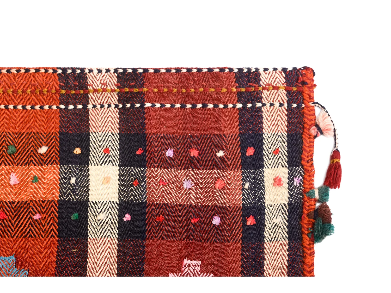 Tappeto in lana 152x245 arancia Jajim