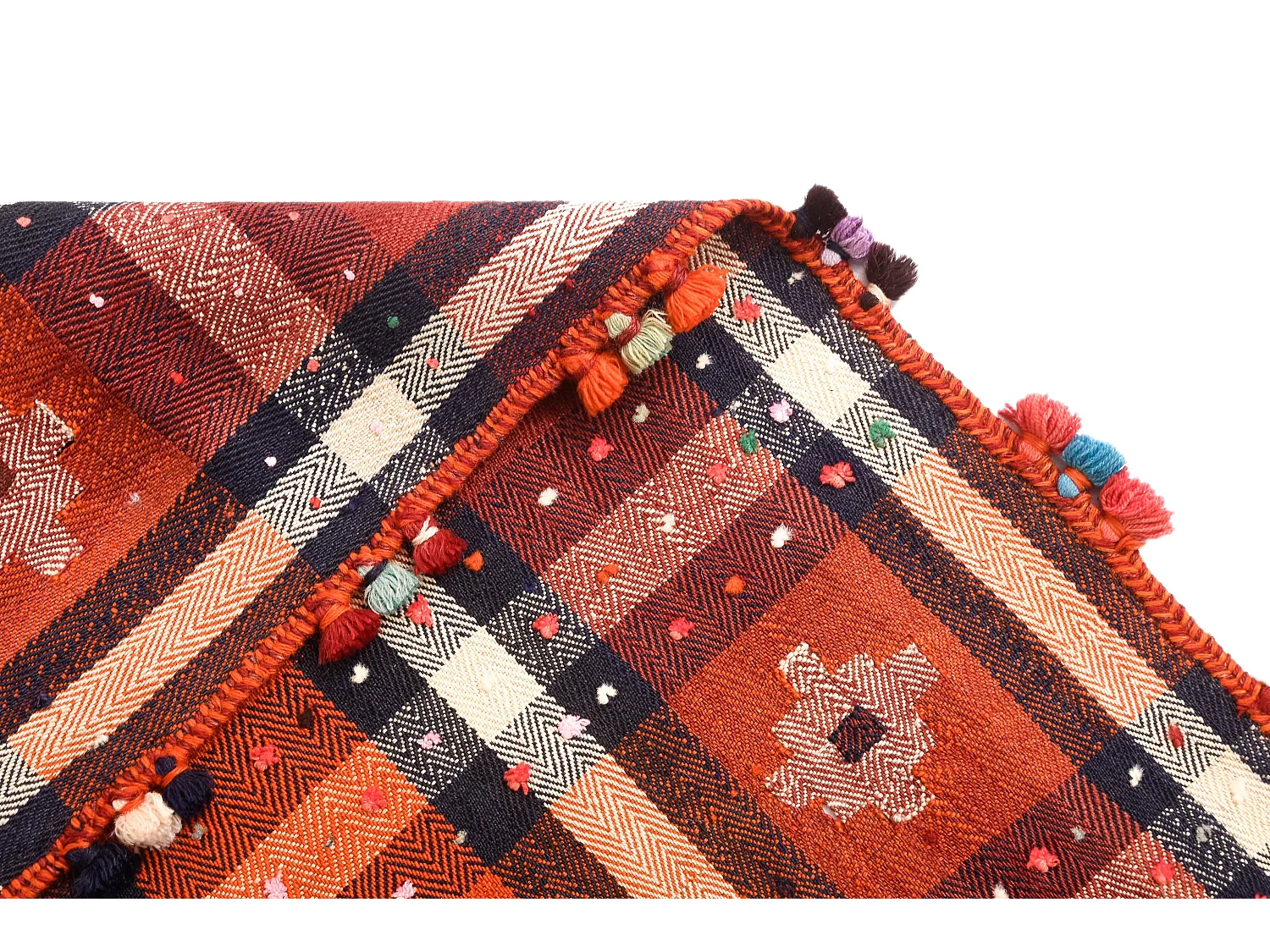 Wollteppich 152x245 Orange Jajim