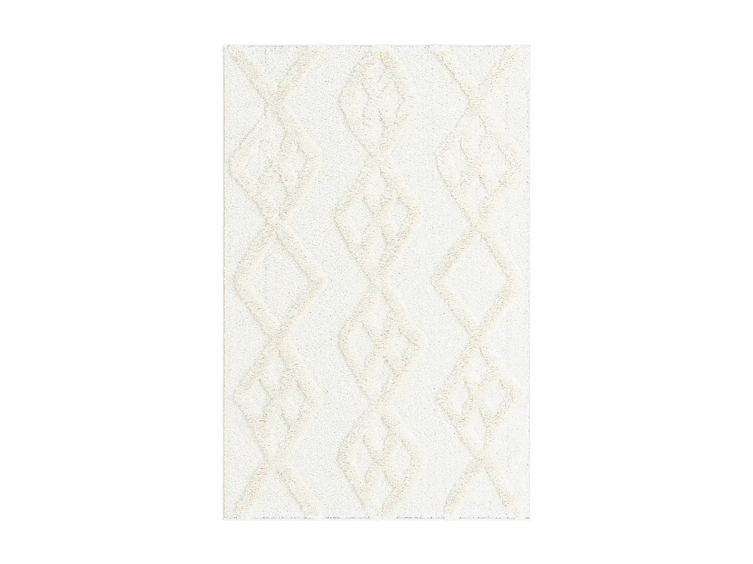 Tapis shaggy 240x305 Blanc Thun Tribus