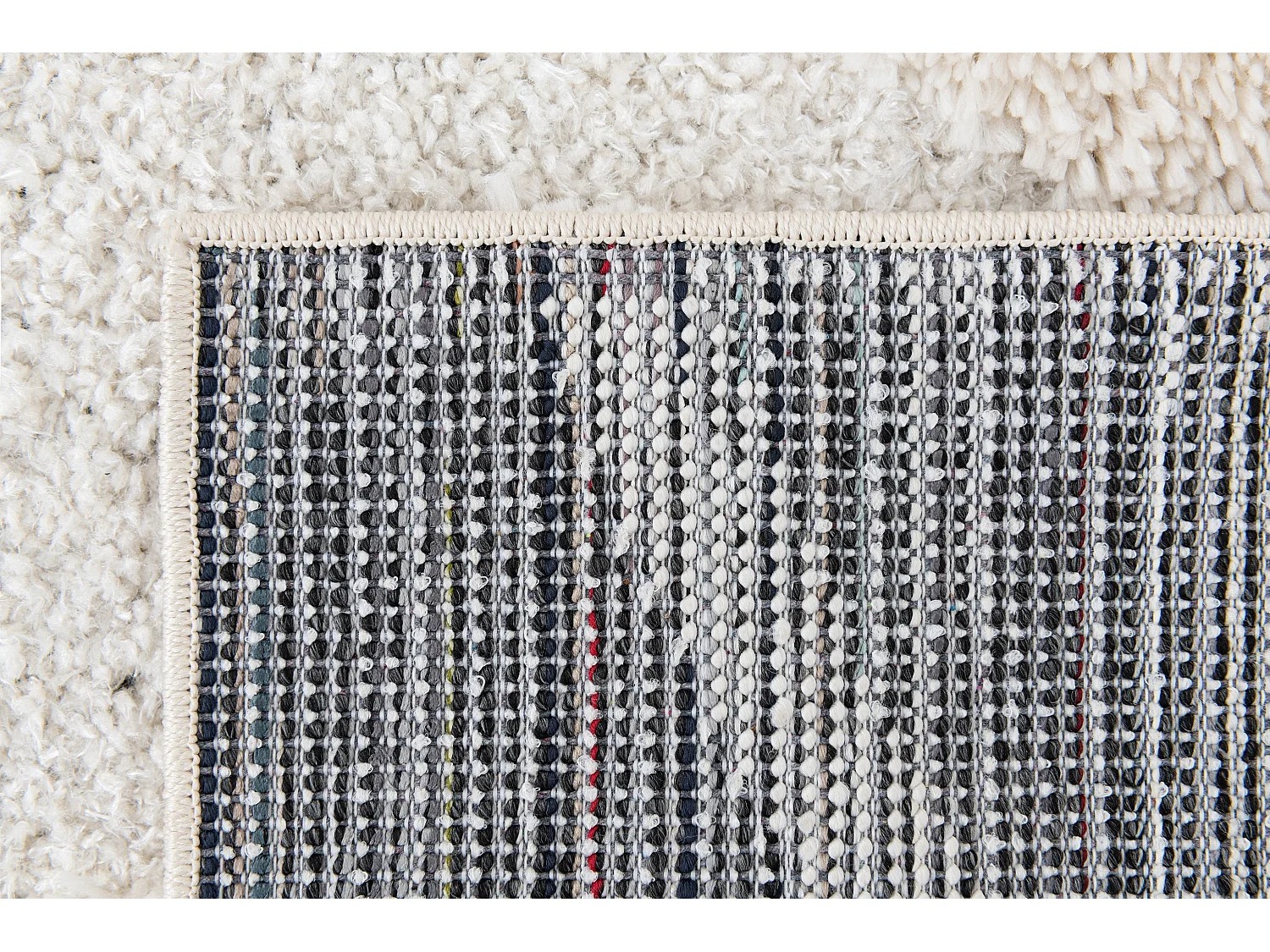 Tapis shaggy 240x305 Blanc Thun Tribus