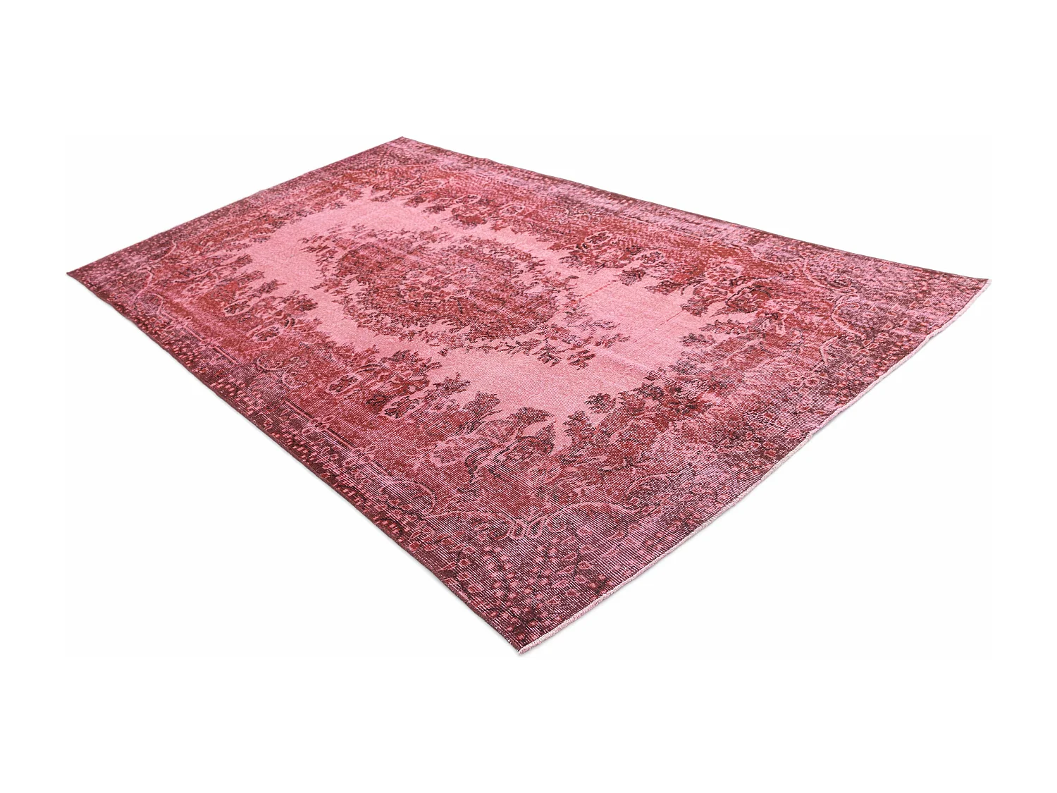 Wollteppich 163x282 Rot Ultra Vintage