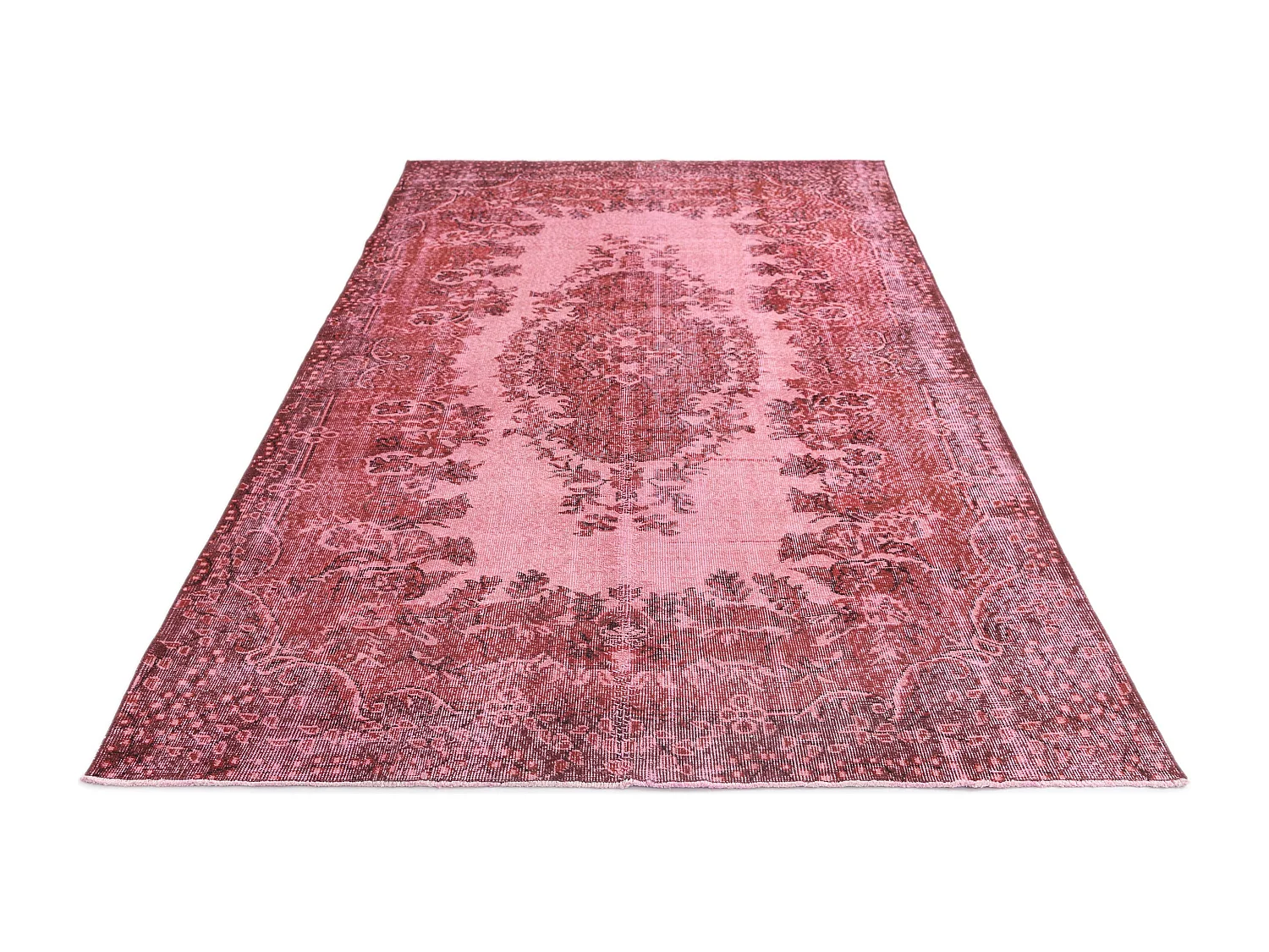 Wollteppich 163x282 Rot Ultra Vintage