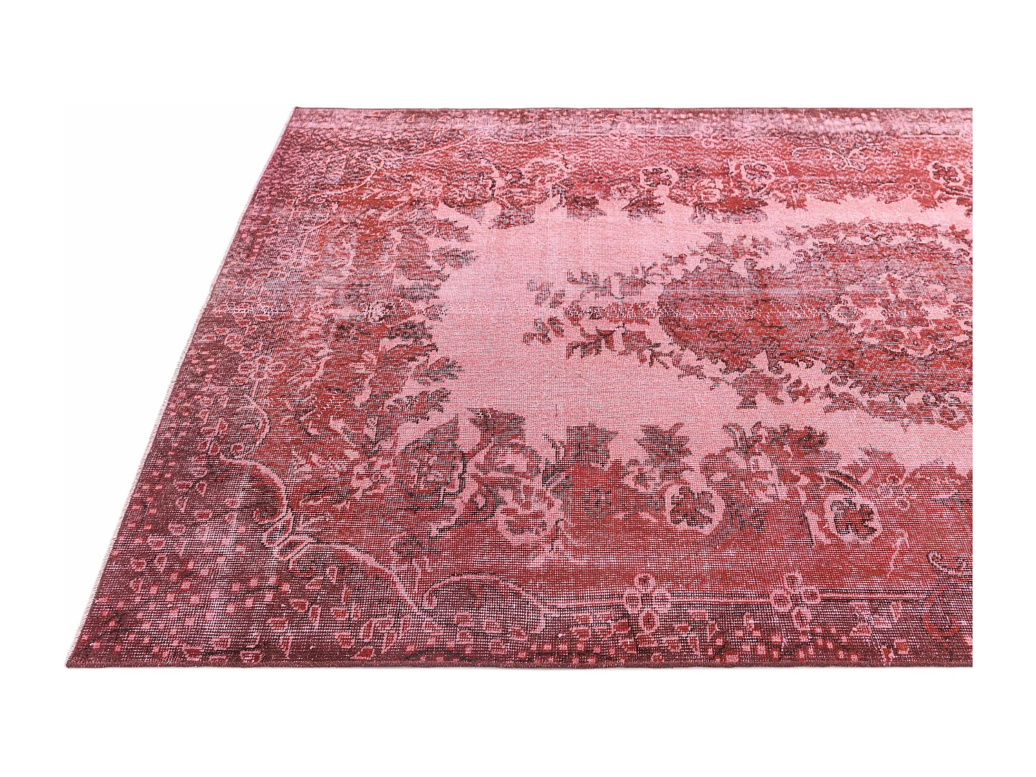 Tapis de laine 163x282 rouge Ultra Vintage