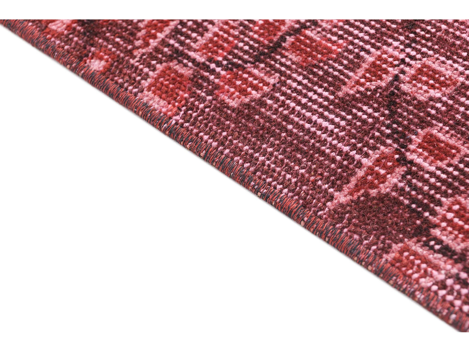 Tapis de laine 163x282 rouge Ultra Vintage