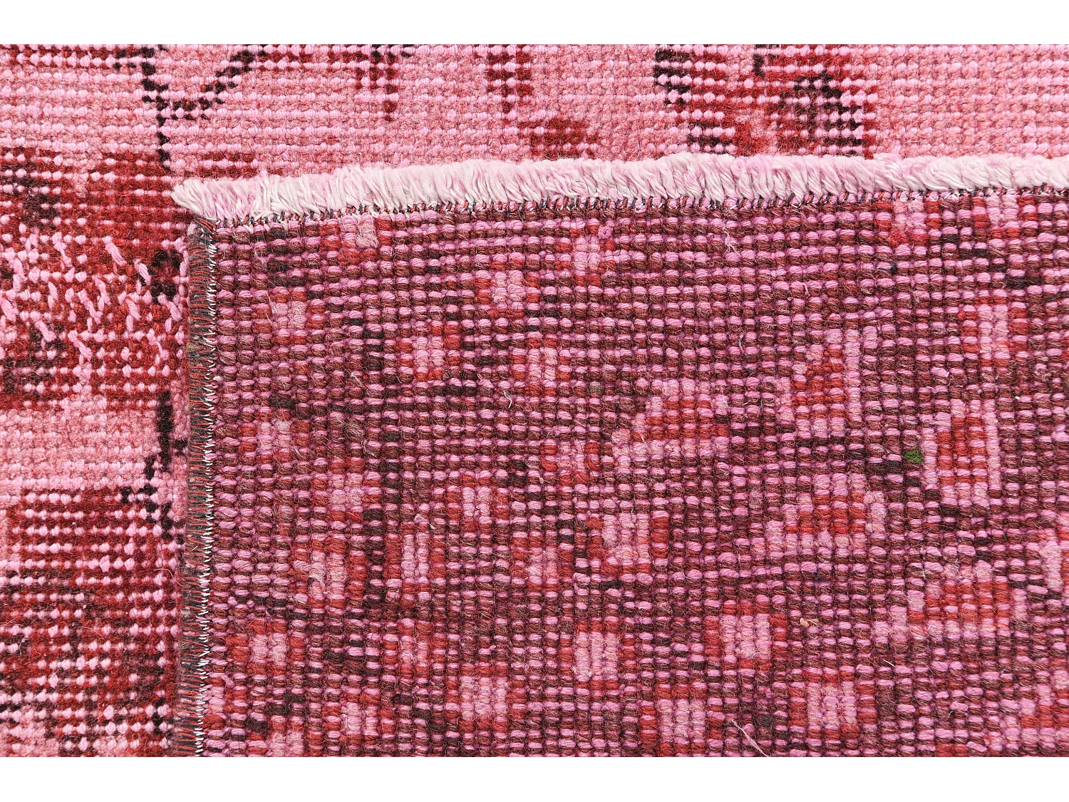 Tapis de laine 163x282 rouge Ultra Vintage