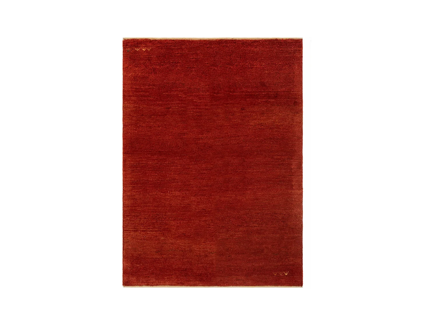 Tapis de laine 122x168 rouge Gabbeh