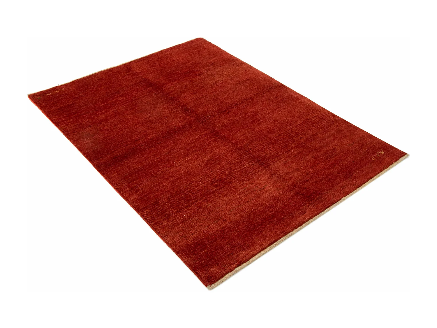 Tapis de laine 122x168 rouge Gabbeh