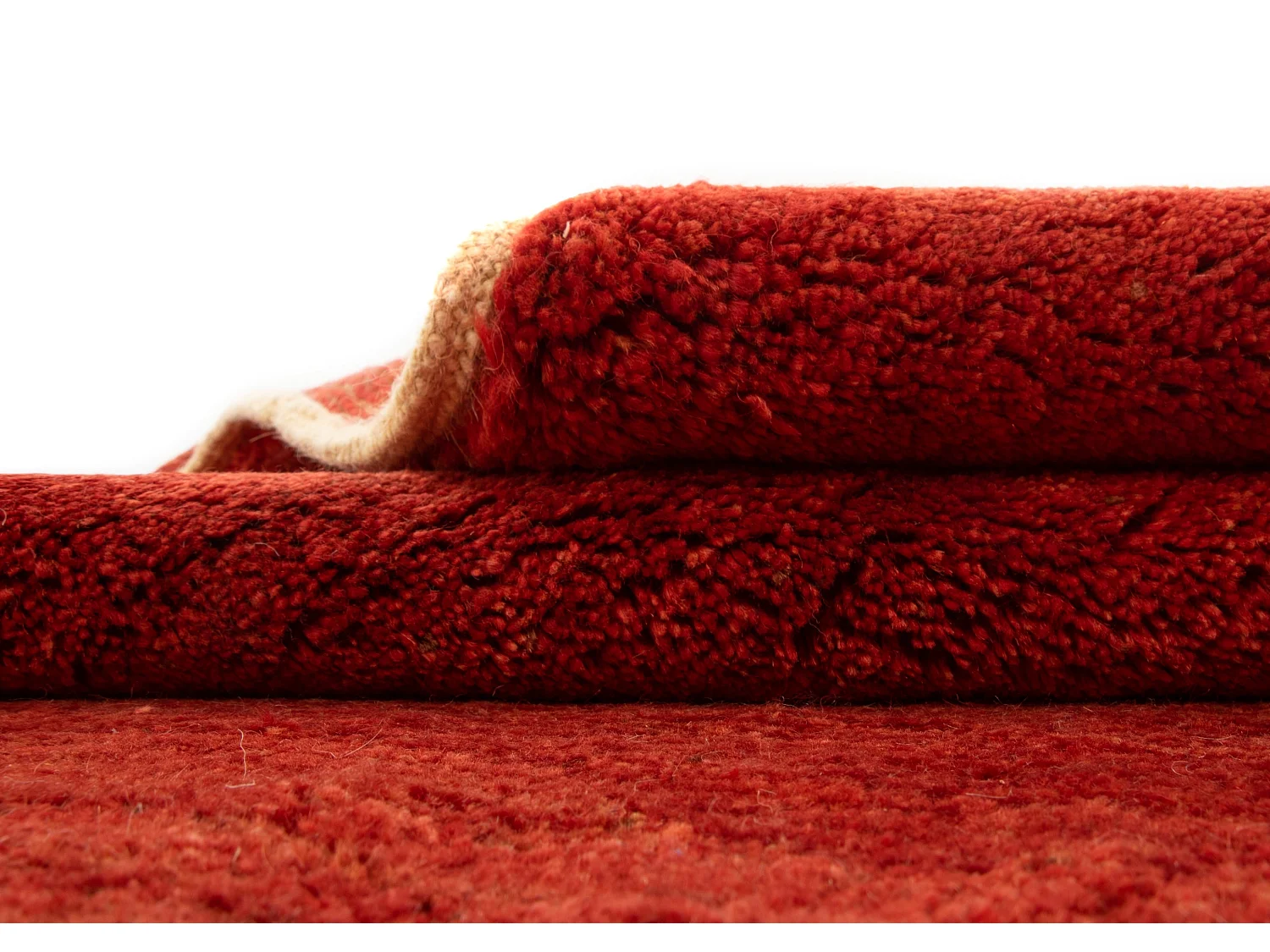 Tapis de laine 122x168 rouge Gabbeh