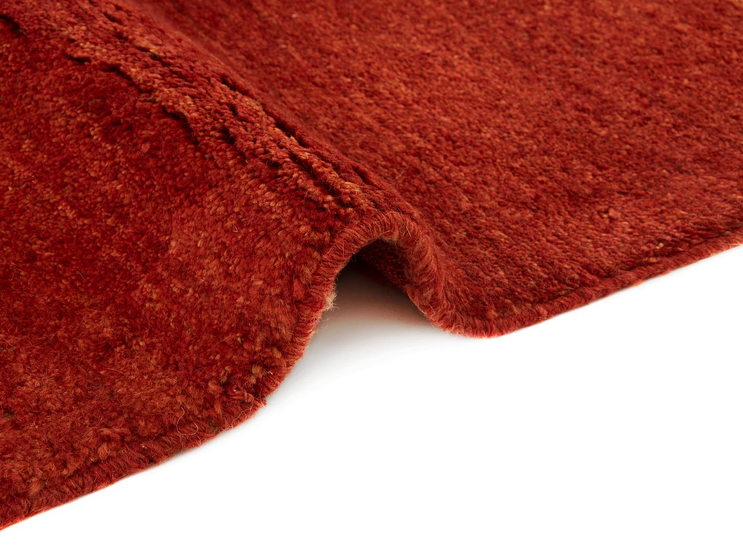 Tapis de laine 122x168 rouge Gabbeh