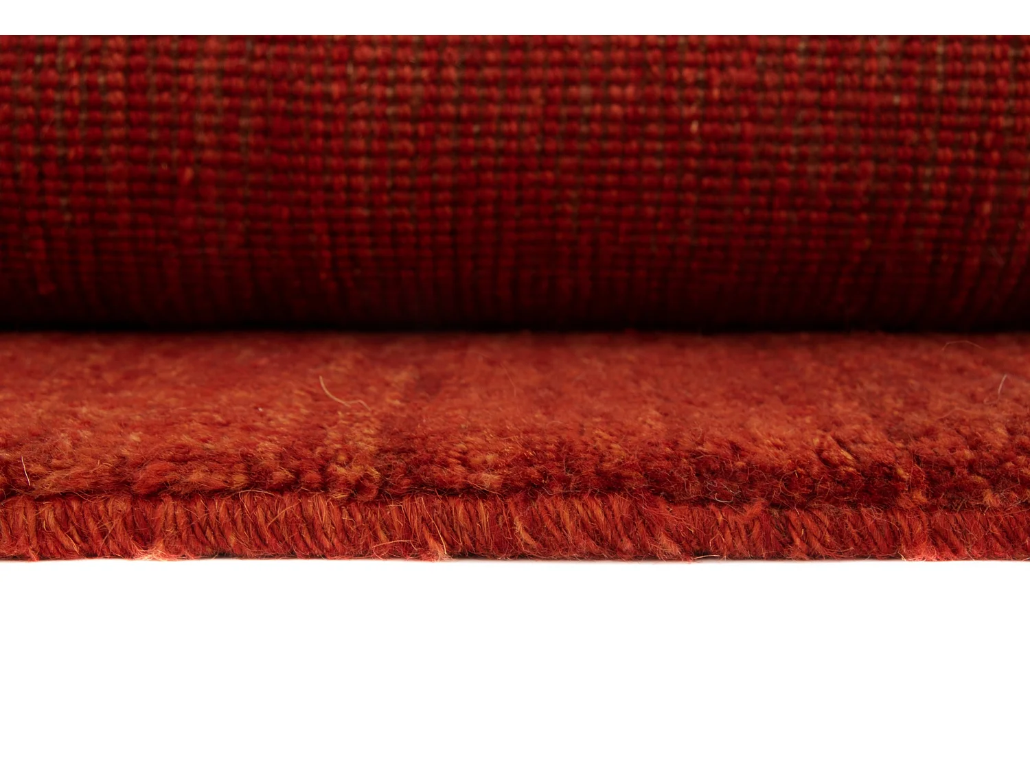 Tapis de laine 122x168 rouge Gabbeh