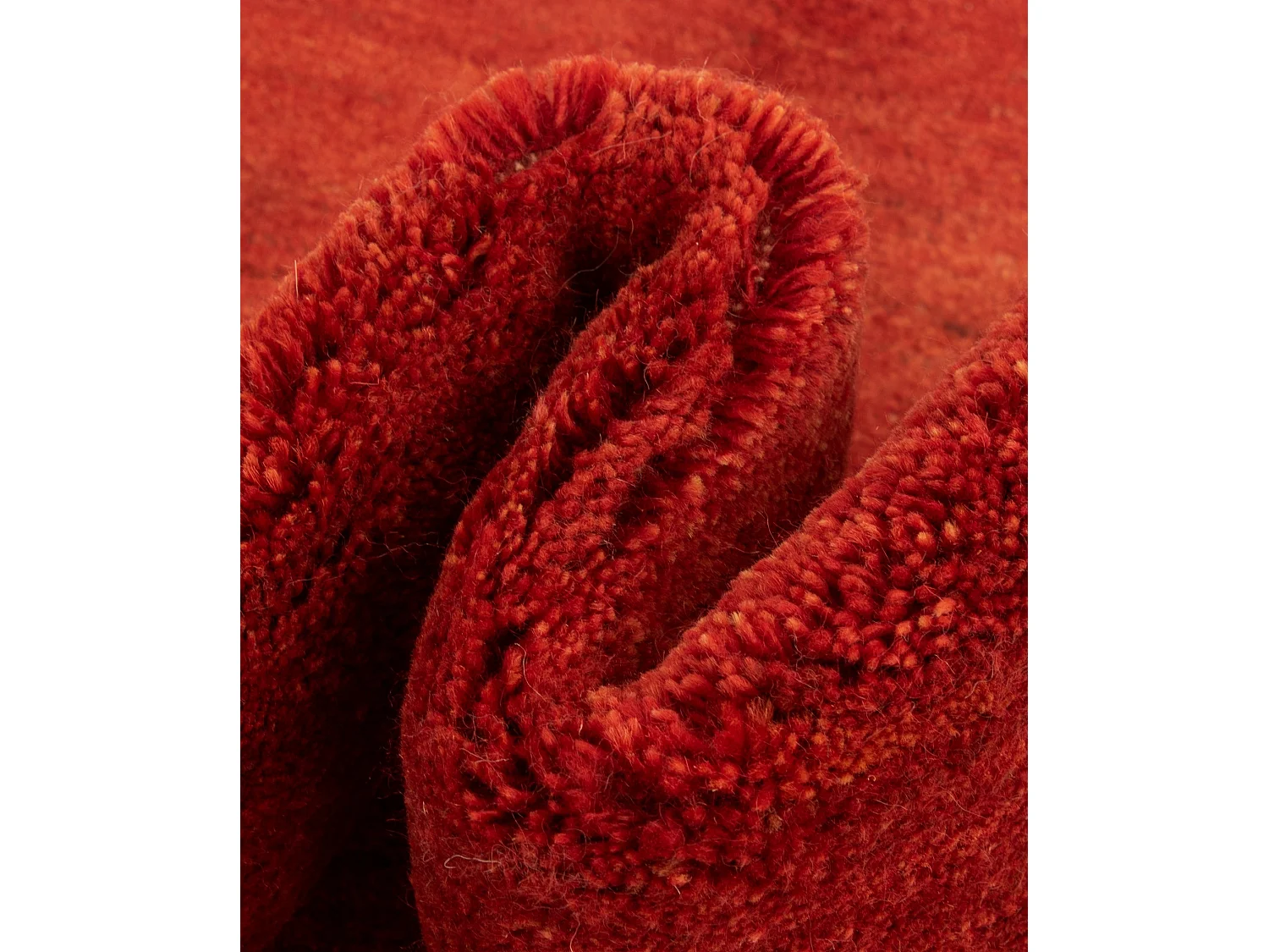 Tapis de laine 122x168 rouge Gabbeh