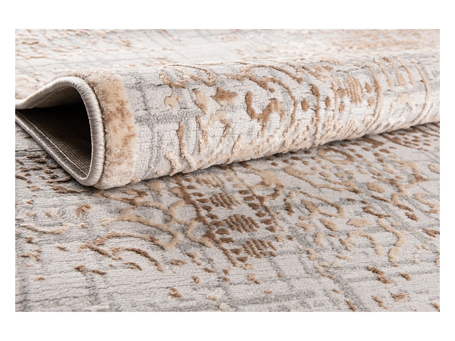 Tapijt 120x62 Grijs Bern Shimmer