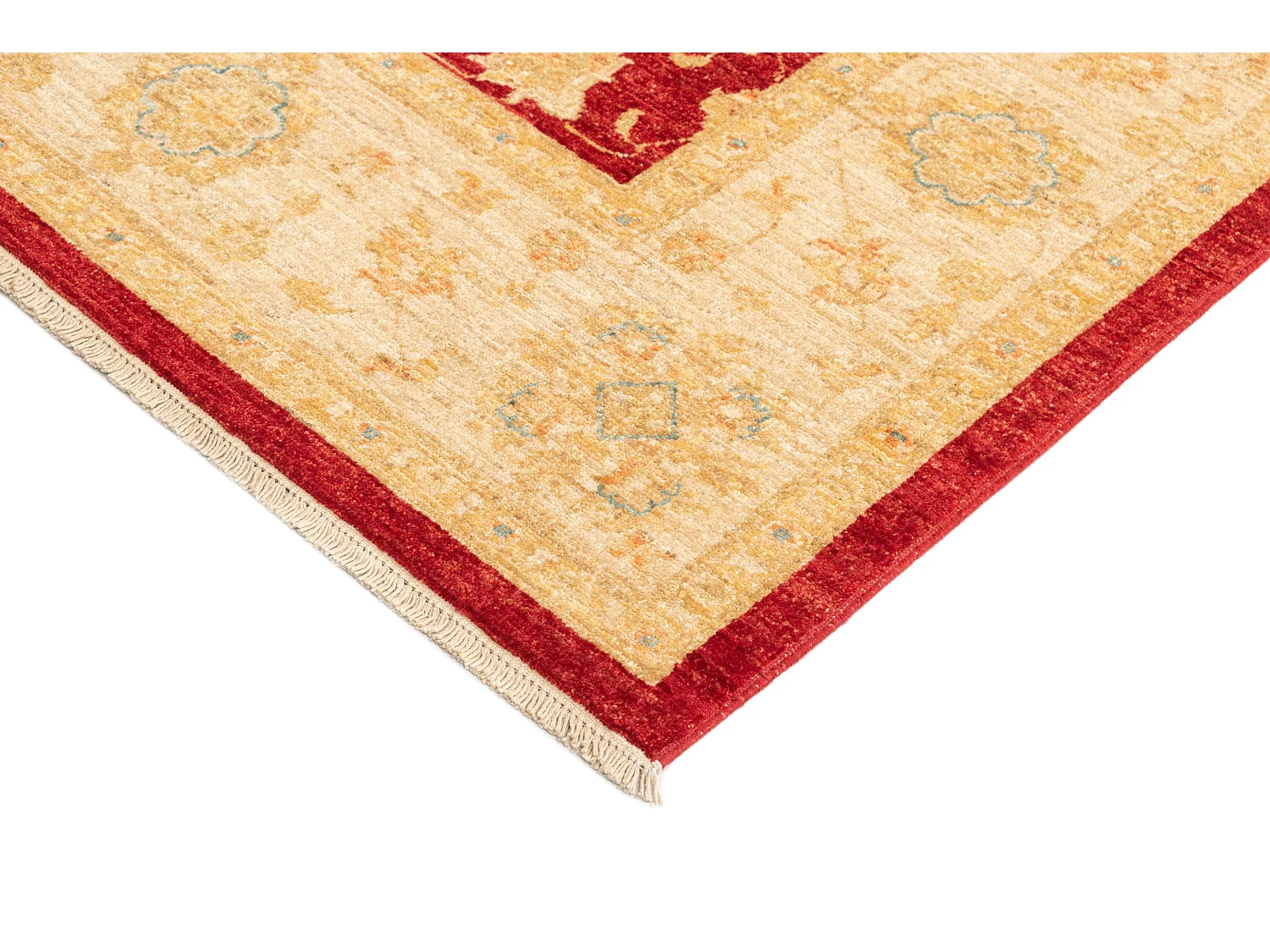 Tapis de laine 200x247 rouge Ziegler