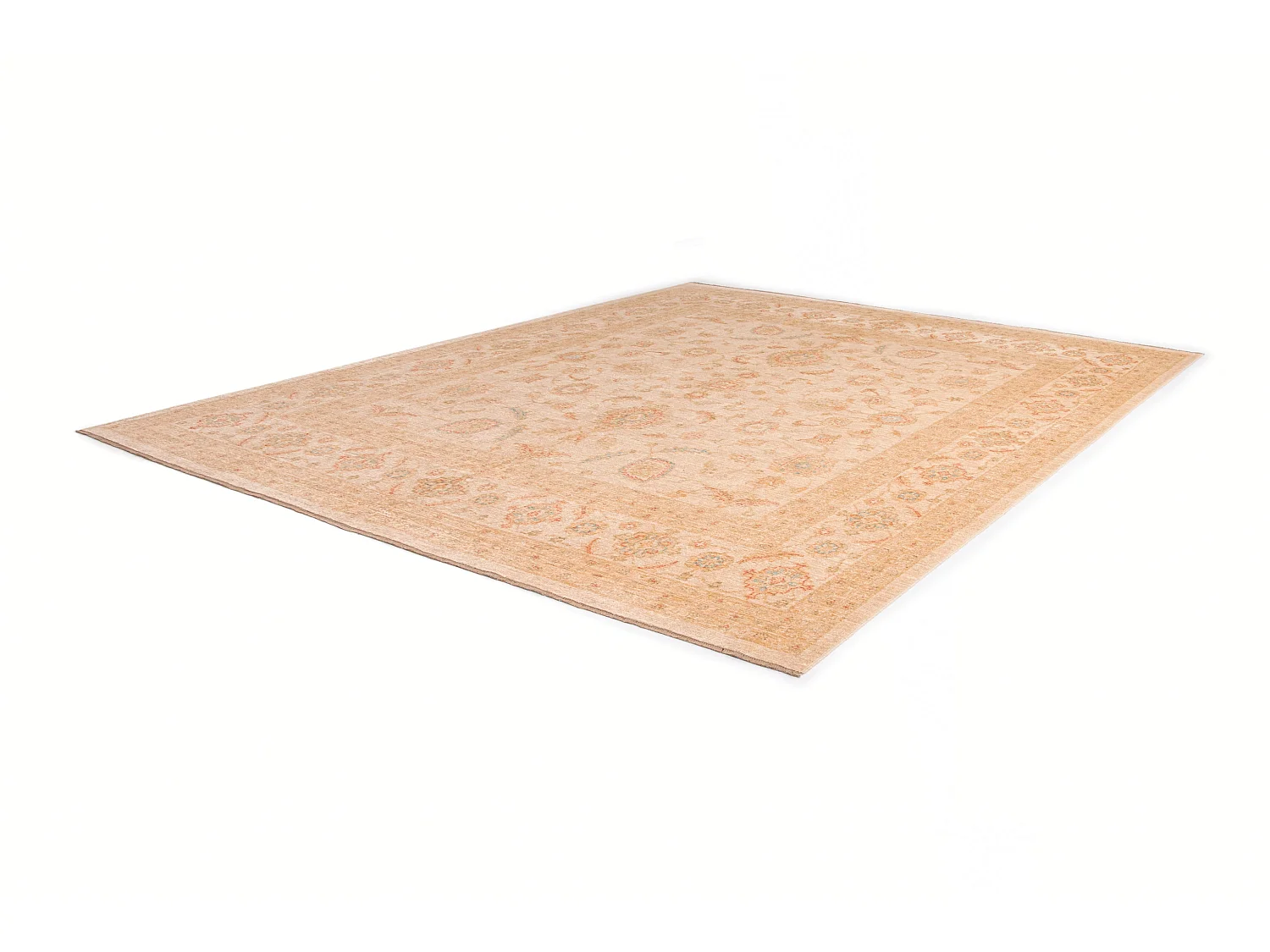 Wollteppich 293x297 Beige Kaizar